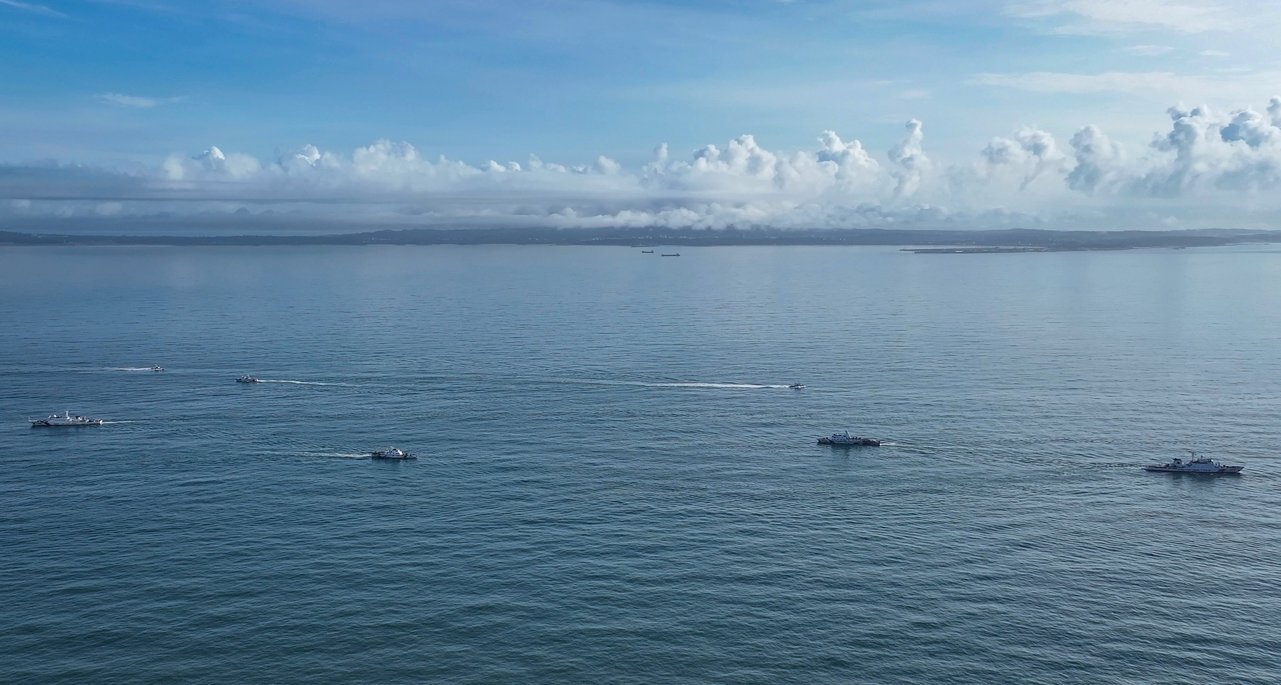 The stand-off near Quemoy, which is controlled by Taiwan, is said to have lasted for two hours. Photo: Weibo/China Coast Guard