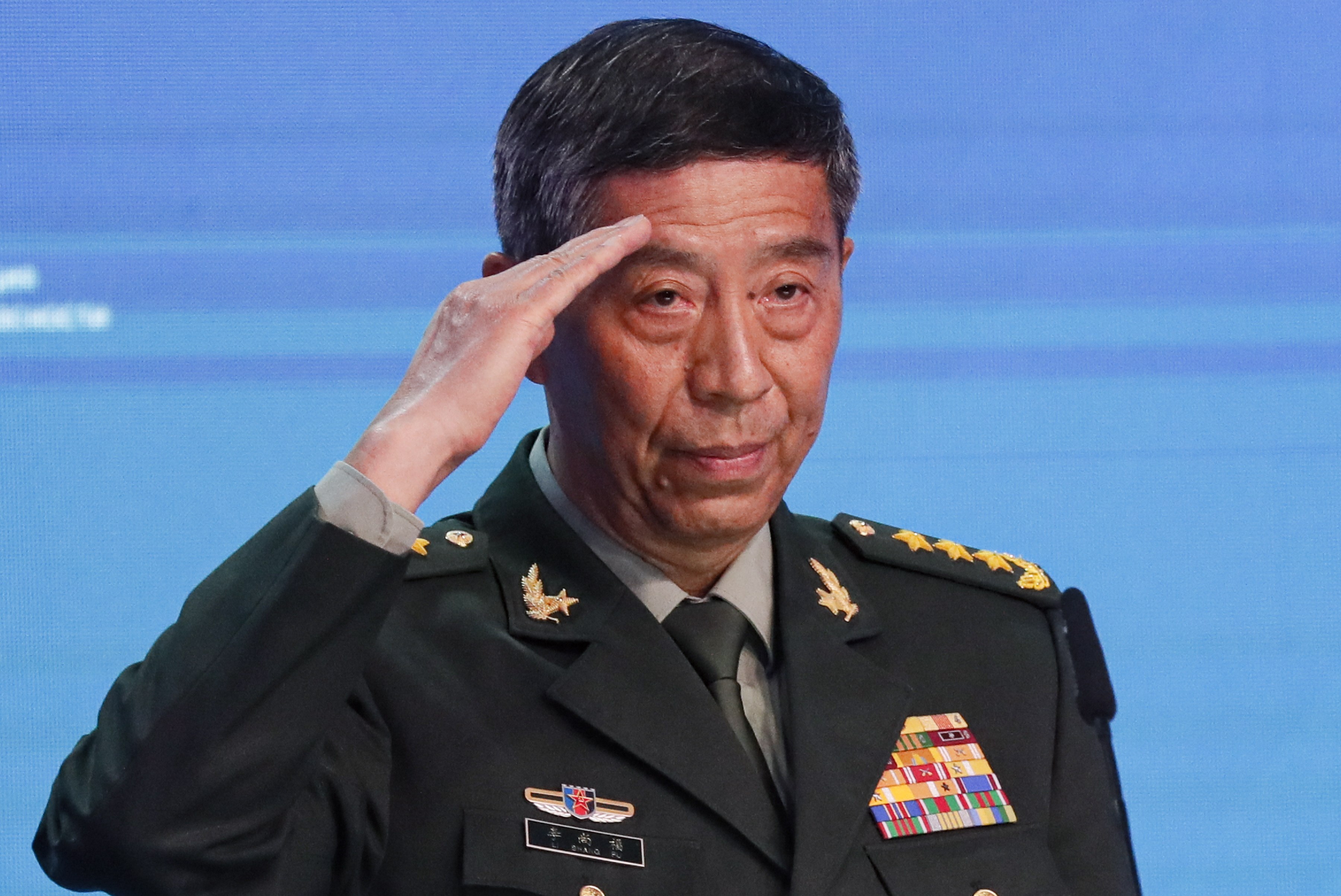 Former Chinese defence minister Li Shangfu was dismissed last year. Photo: EPA-EFE