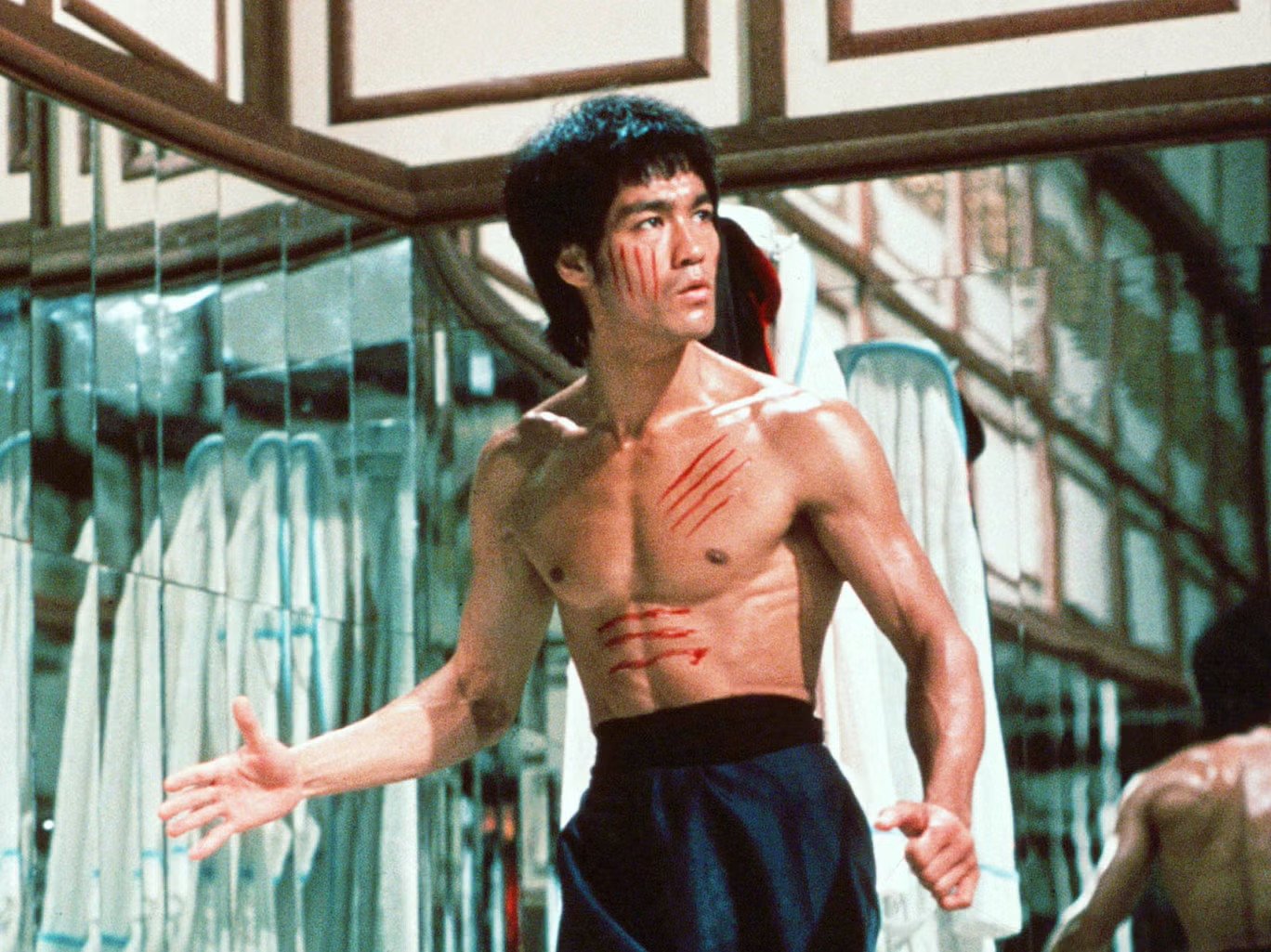 Bruce Lee in a still from Enter the Dragon. Photo: Golden Harvest