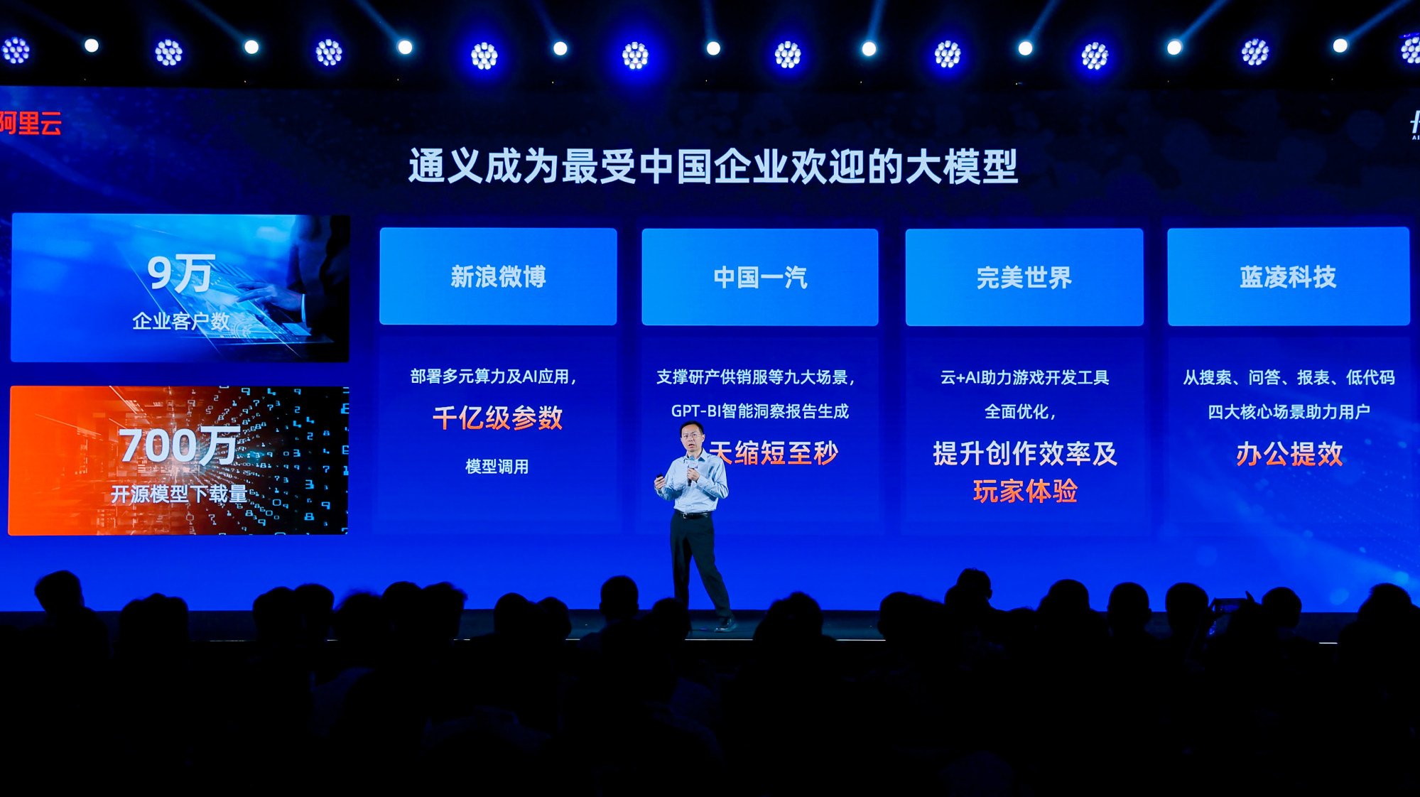 Alibaba Cloud chief technology officer Zhou Jingren said in May that the Tongyi Qianwen large language model family has been adopted by more than 90,000 corporate clients. Photo: Handout