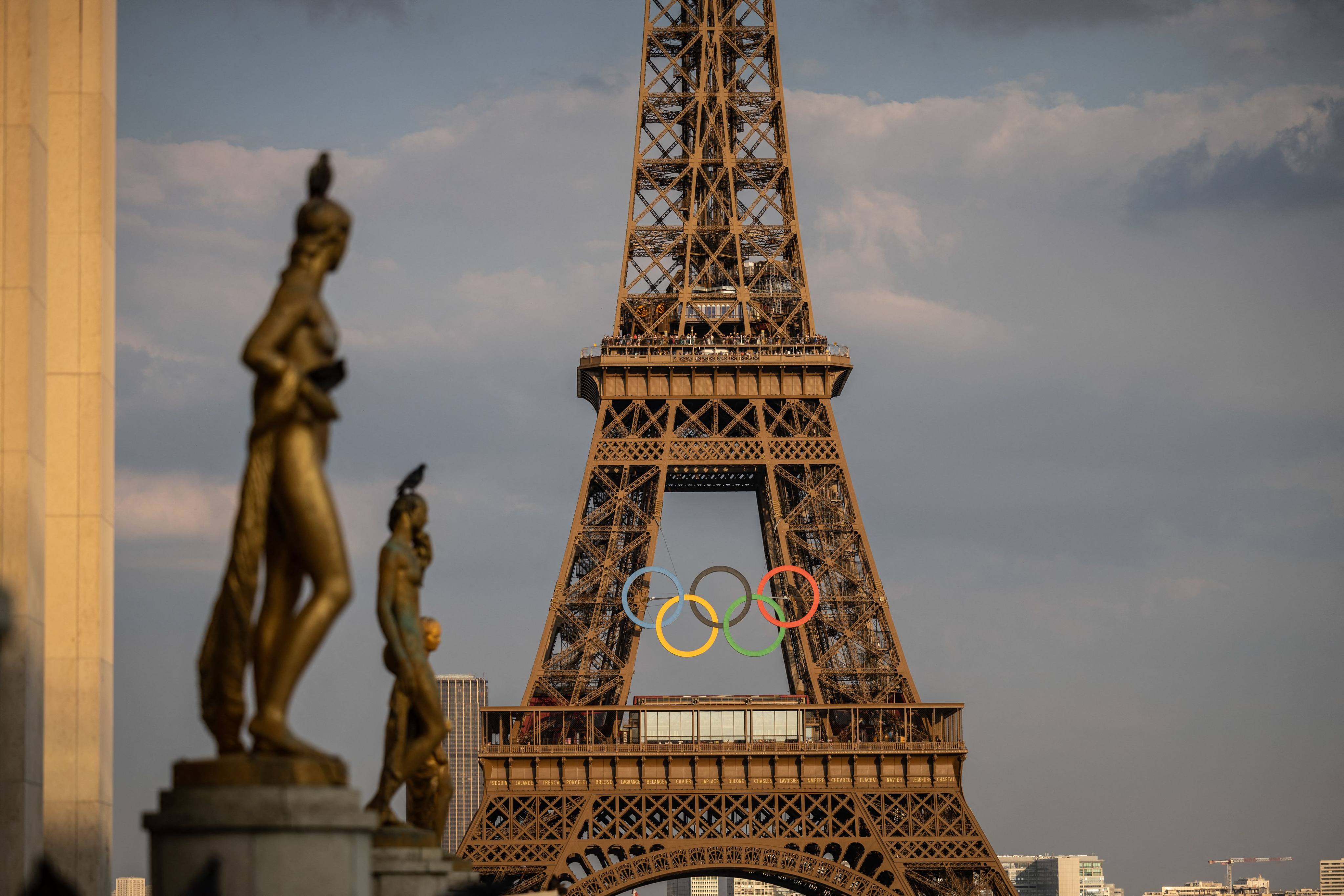 The Eiffel Tower, at the foot of which beach volleyball will take place, is just one of the iconic locations in Paris and elsewhere in France that will host sporting events during the 2024 Olympics. Photo: AFP