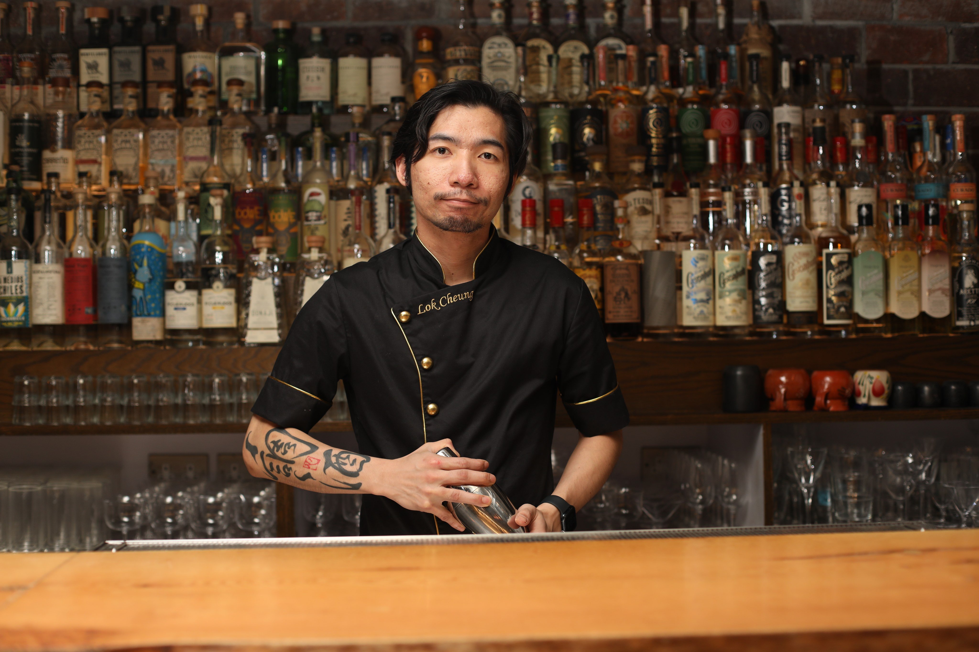 Lok Cheung at Coa, in Central, where he has been bar manager since 2021. Photo: Xiaomei Chen