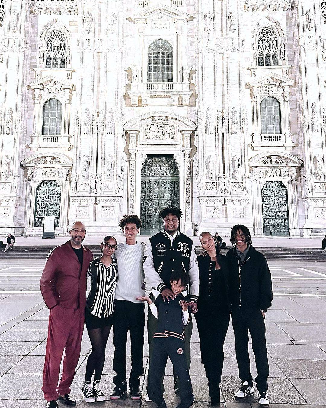 Alicia Keys has a blended family with Swizz Beatz, sharing two kids together as well as three stepchildren. Photo: @aliciakeys/Instagram