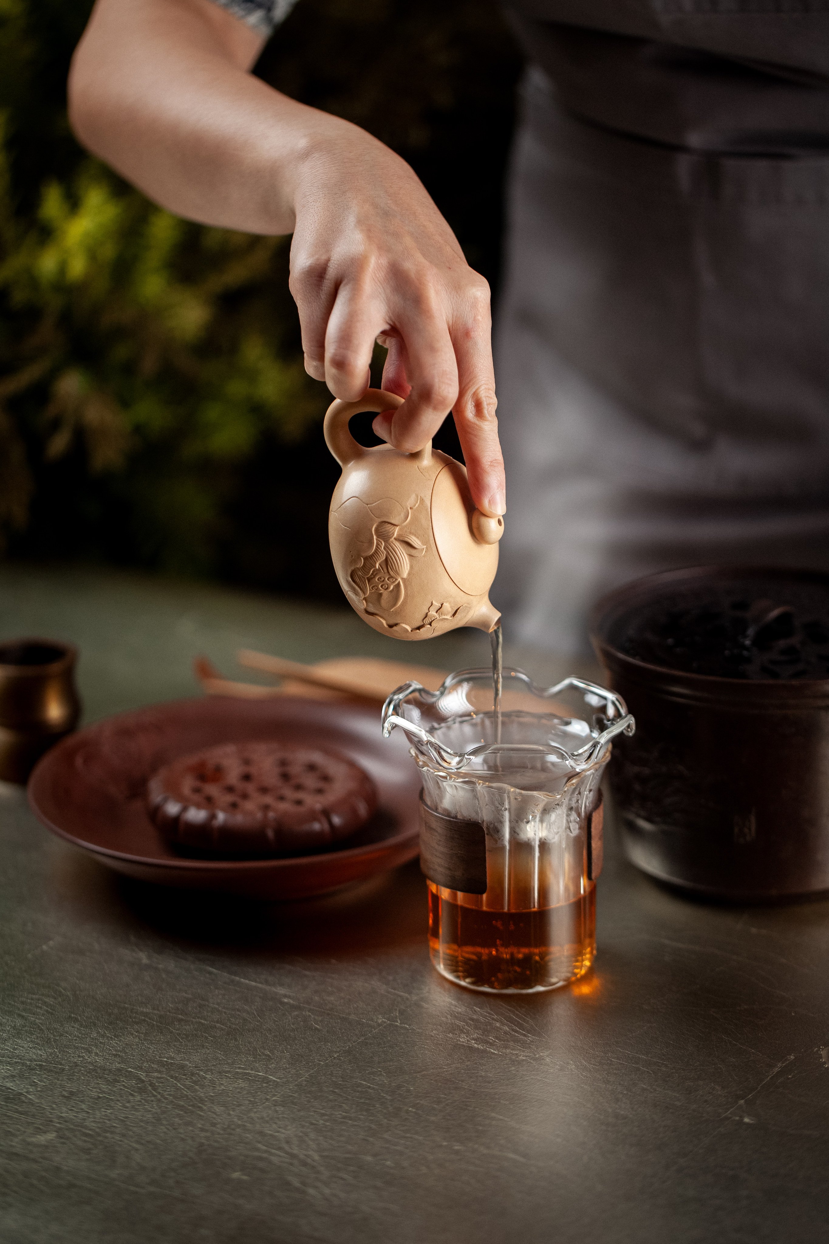 In conjunction with Being & Tea, Tate Dining Room in Sheung Wan, Hong Kong, is serving a lunch that pairs tea with its French-Chinese cuisine – and hosting a tea workshop. Photo: Tate Dining Room