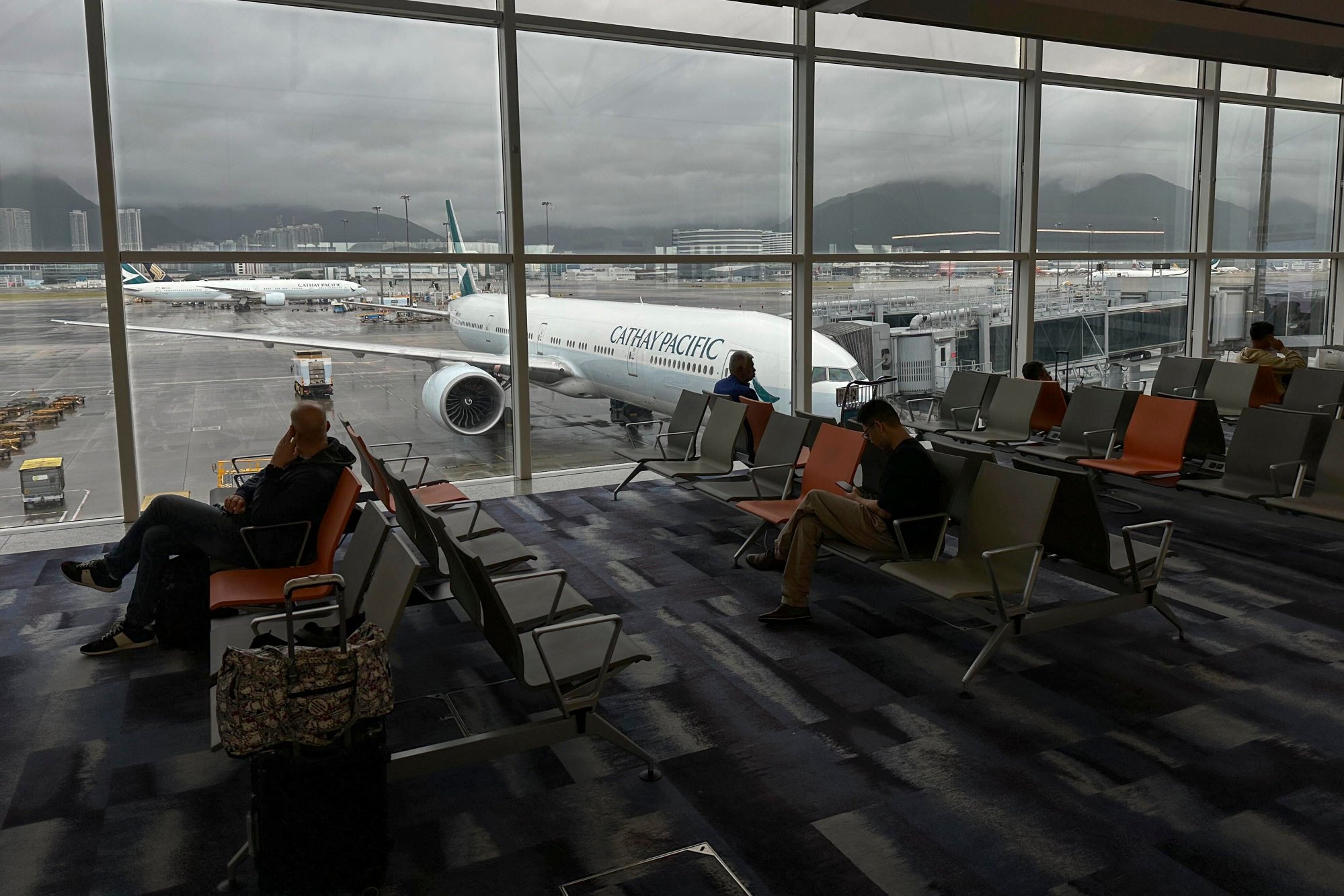 Hong Kong International Airport. Other places currently on Taiwan’s orange list include certain parts of India, Myanmar, Lebanon and Brazil. Photo: AP
