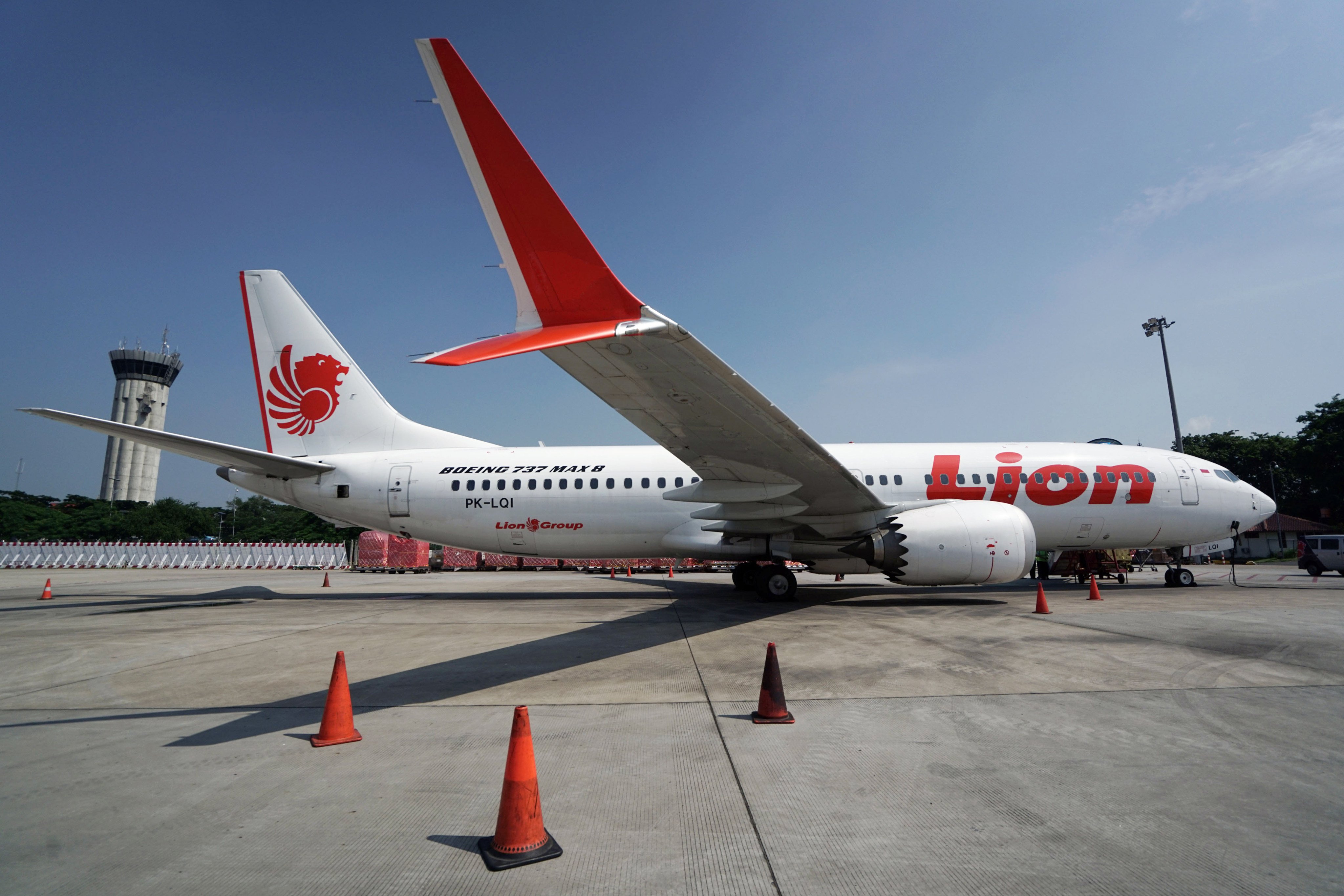 A Lion Air Boeing 737 Max 8 aircraft of the type that crashed into the Java Sea off Jakarta in 2018 killing all 189 people on board. Photo: Bloomberg