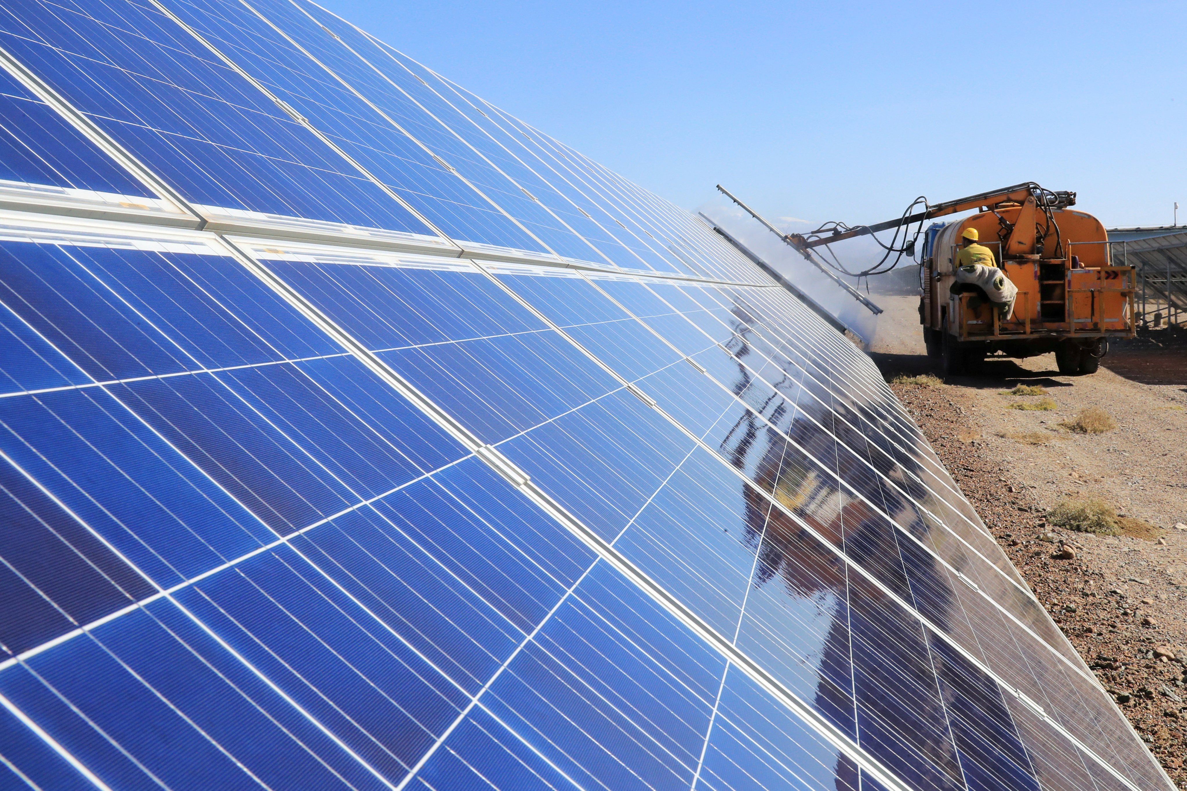 Nationwide solar-generation-capacity installation surged in China by 52.2 per cent in the first five months of 2024, year on year. Photo: Reuters