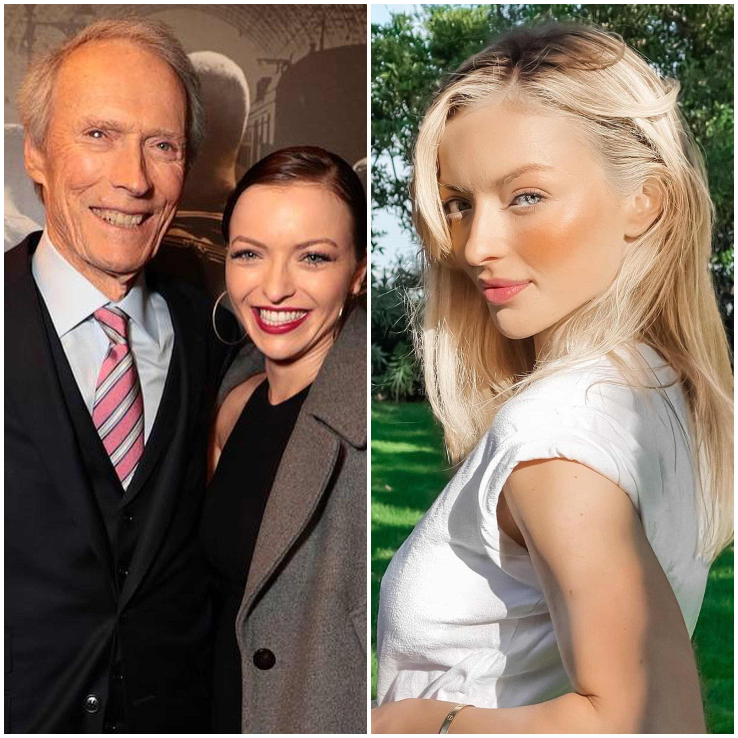 Clint Eastwood’s only daughter with Francis Fisher, Francesca Eastwood, is now 30 years old. Photos: @francescaeastwood/Instagram