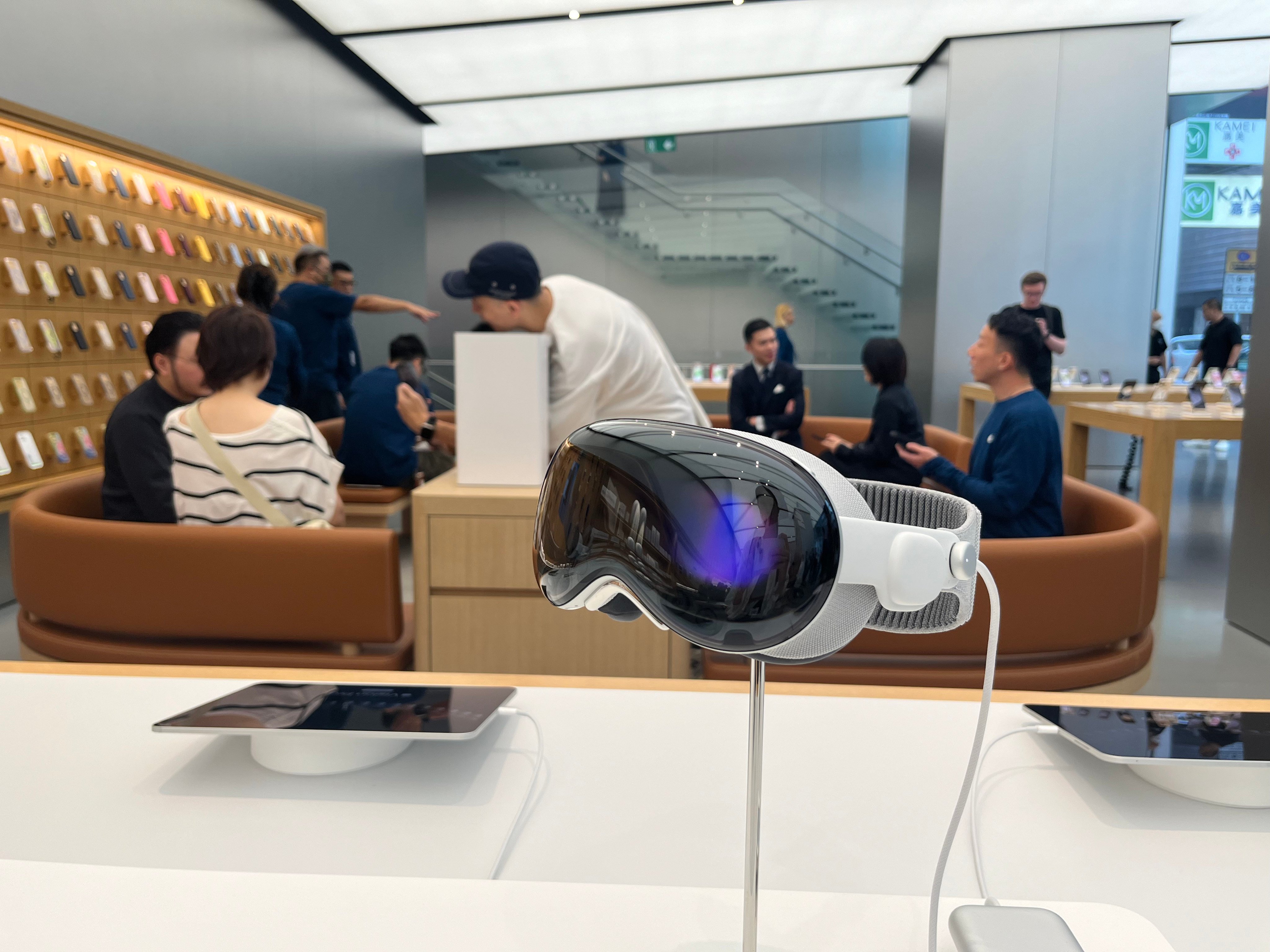 Apple’s Vision Pro mixed-reality headset officially launches on Friday in Hong Kong. Photo: Xinmei Shen