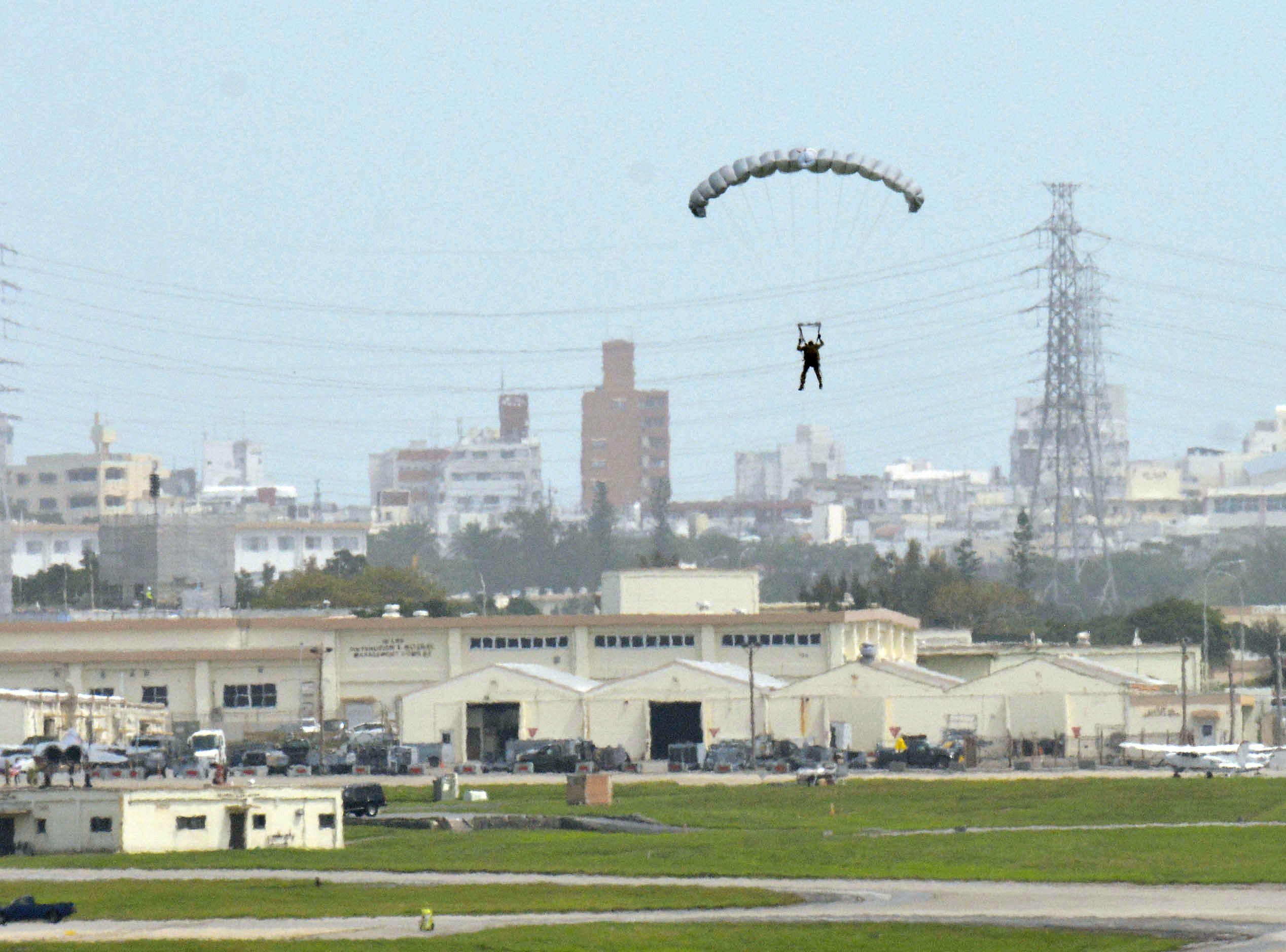 A US air force base in Okinawa, southern Japan. Photo: Kyodo