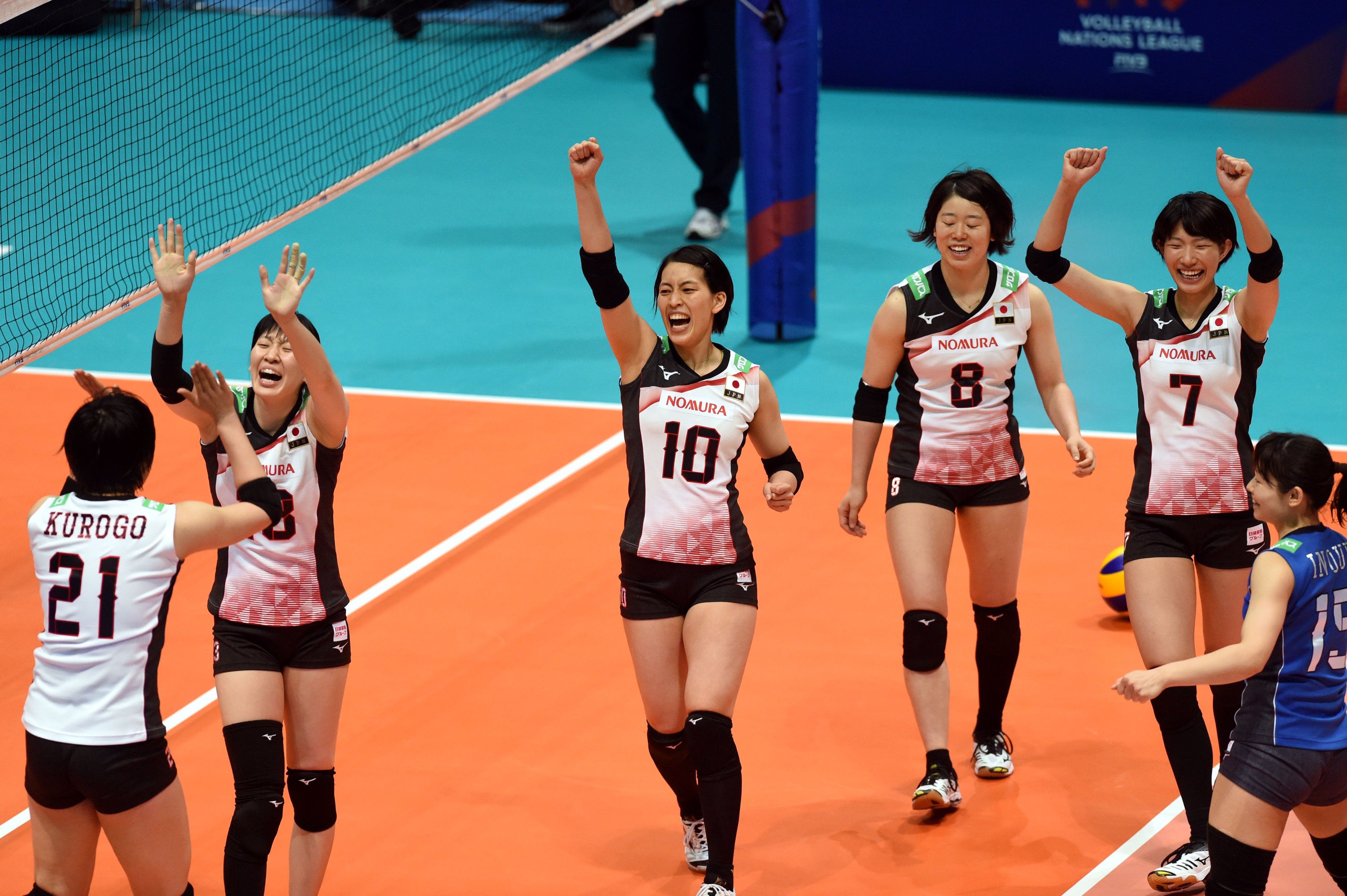 Japanese volleyball players will wear Olympic uniforms made of specialised fabric aimed at tackling voyeurism. Photo: Xinhua