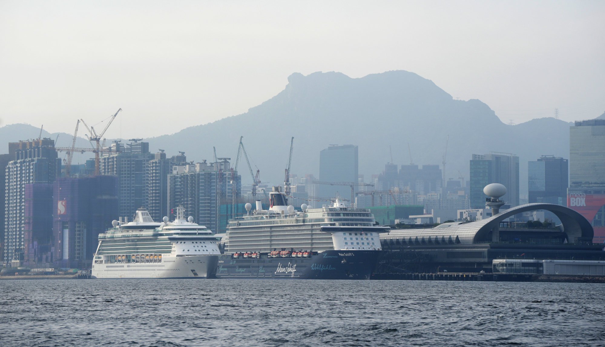 Ships docked at Kai Tak Cruise Terminal earlier this year. Photo: Sam Tsang