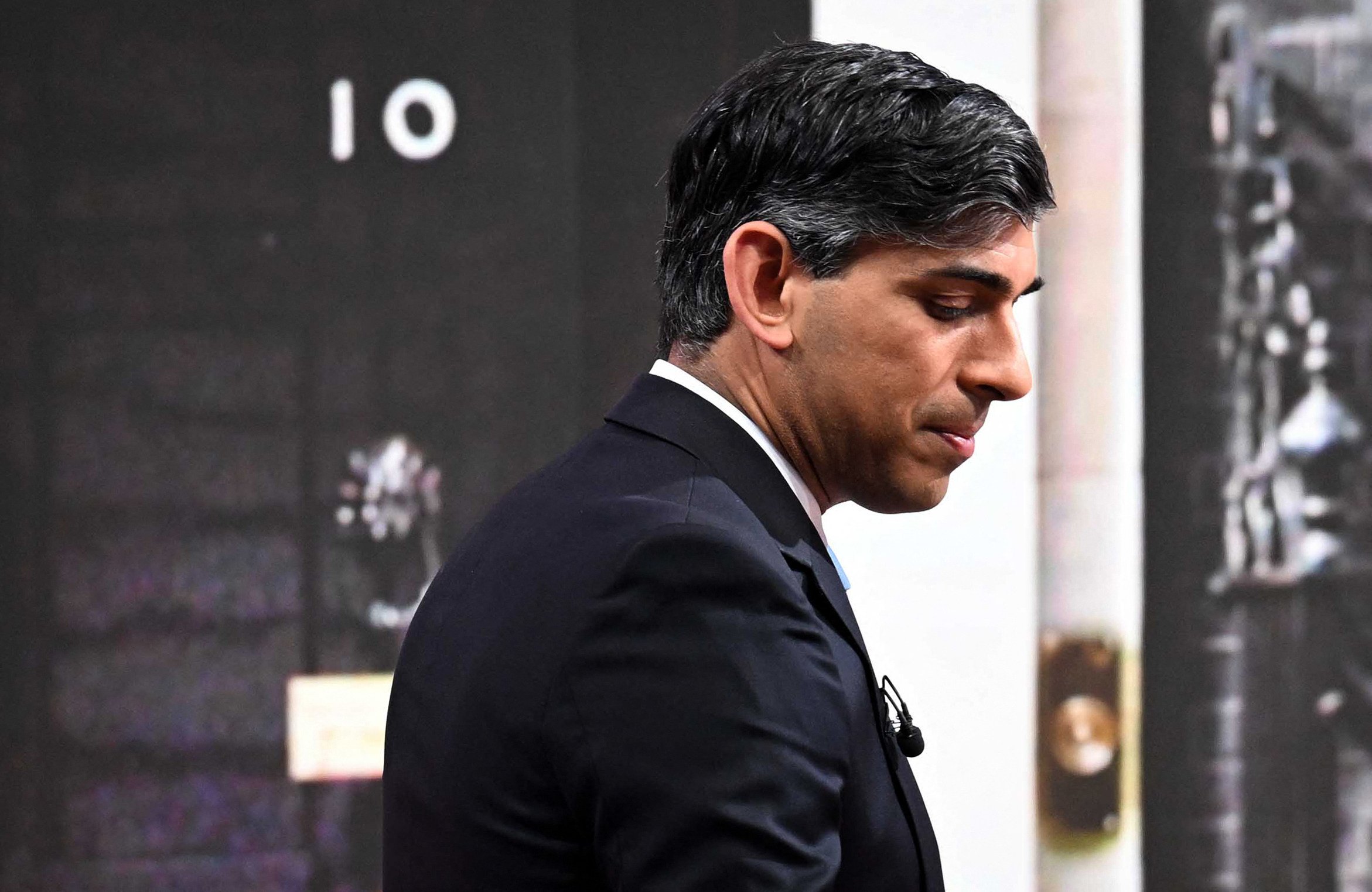 Britain’s Prime Minister Rishi Sunak appearing on the BBC’s ‘Sunday Morning’ show. Photo: BBC via AFP 