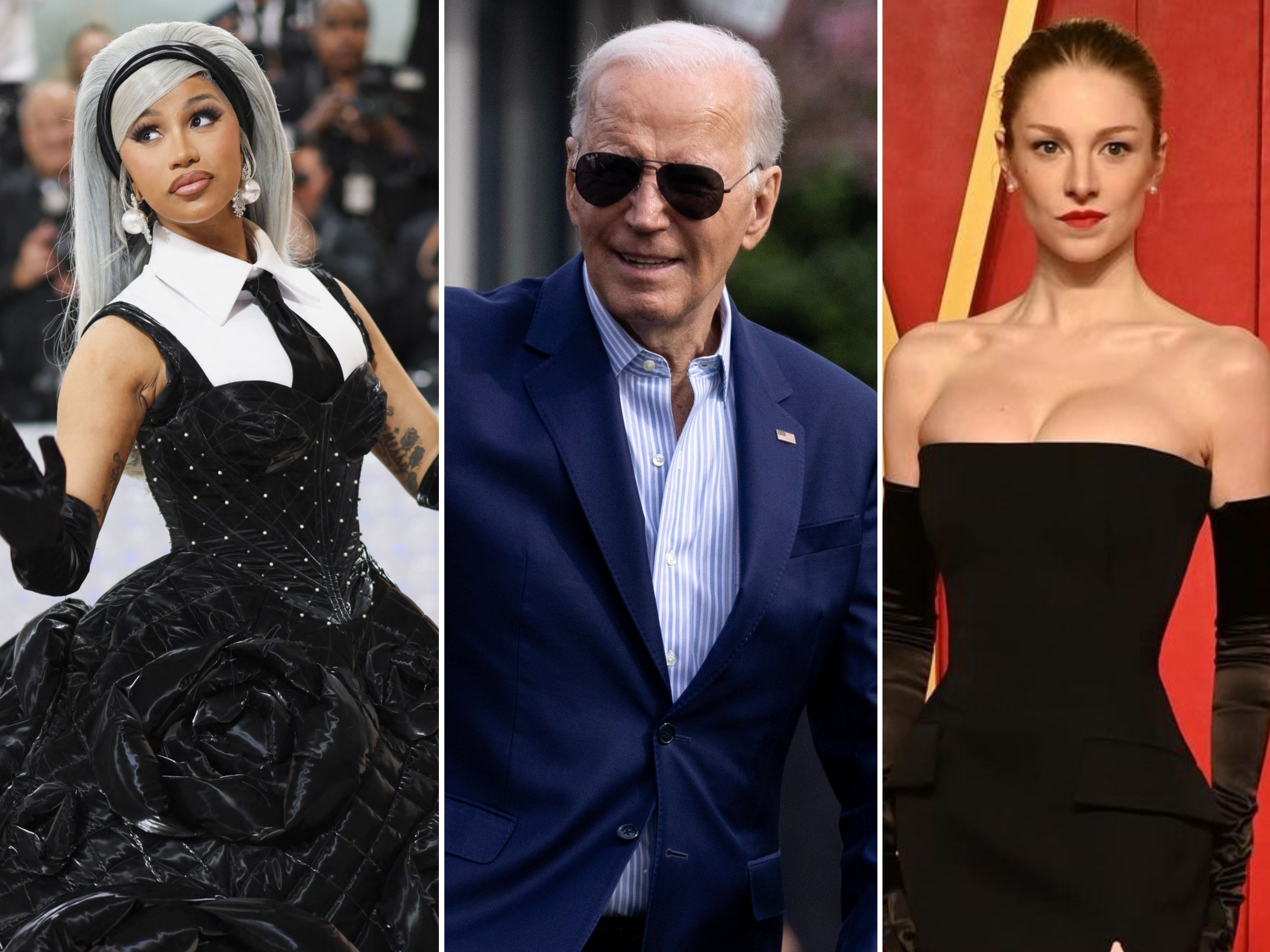 From Cardi B to Hunter Schafer, these five celebs are officially turning their backs against US president Joe Biden. Photos: Reuters, EPA, @hunterschafer/Instagram