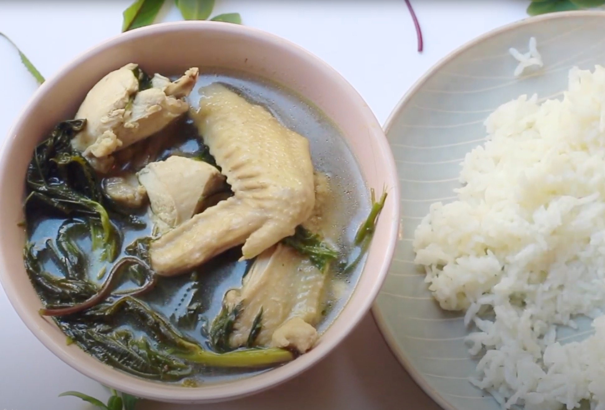 A Hmong chicken herbal soup, often made for new mums, is a staple in Hmong kitchens. Photo: YouTube/@C.HerCreations