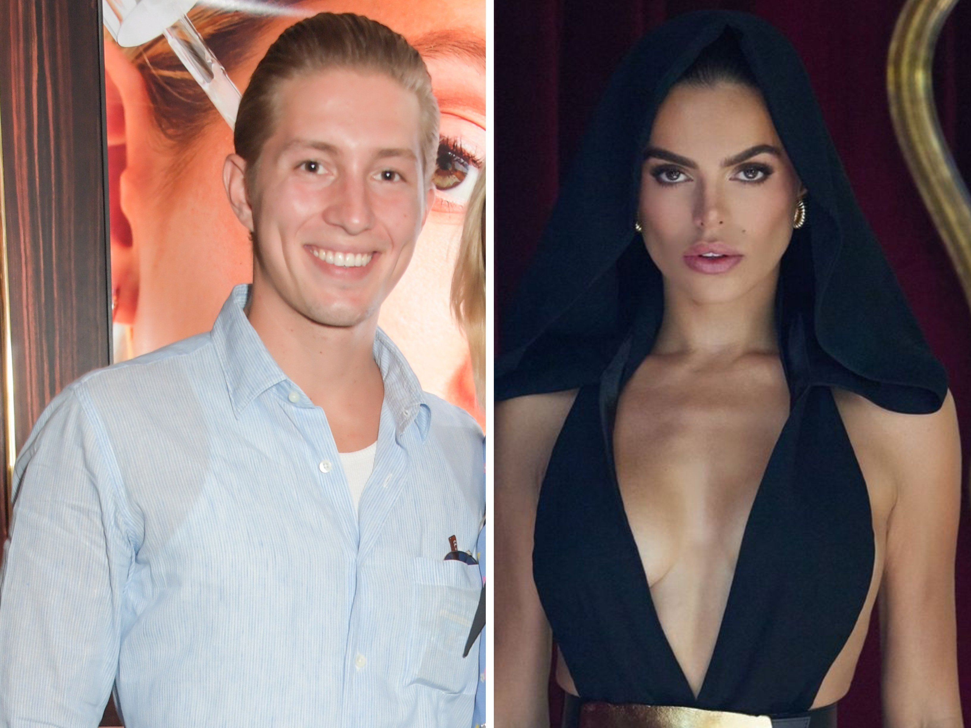 Prince Constantine-Alexios of Greece is dating model Brooks Nader. Photos: Getty Images, @brooksnader/Instagram