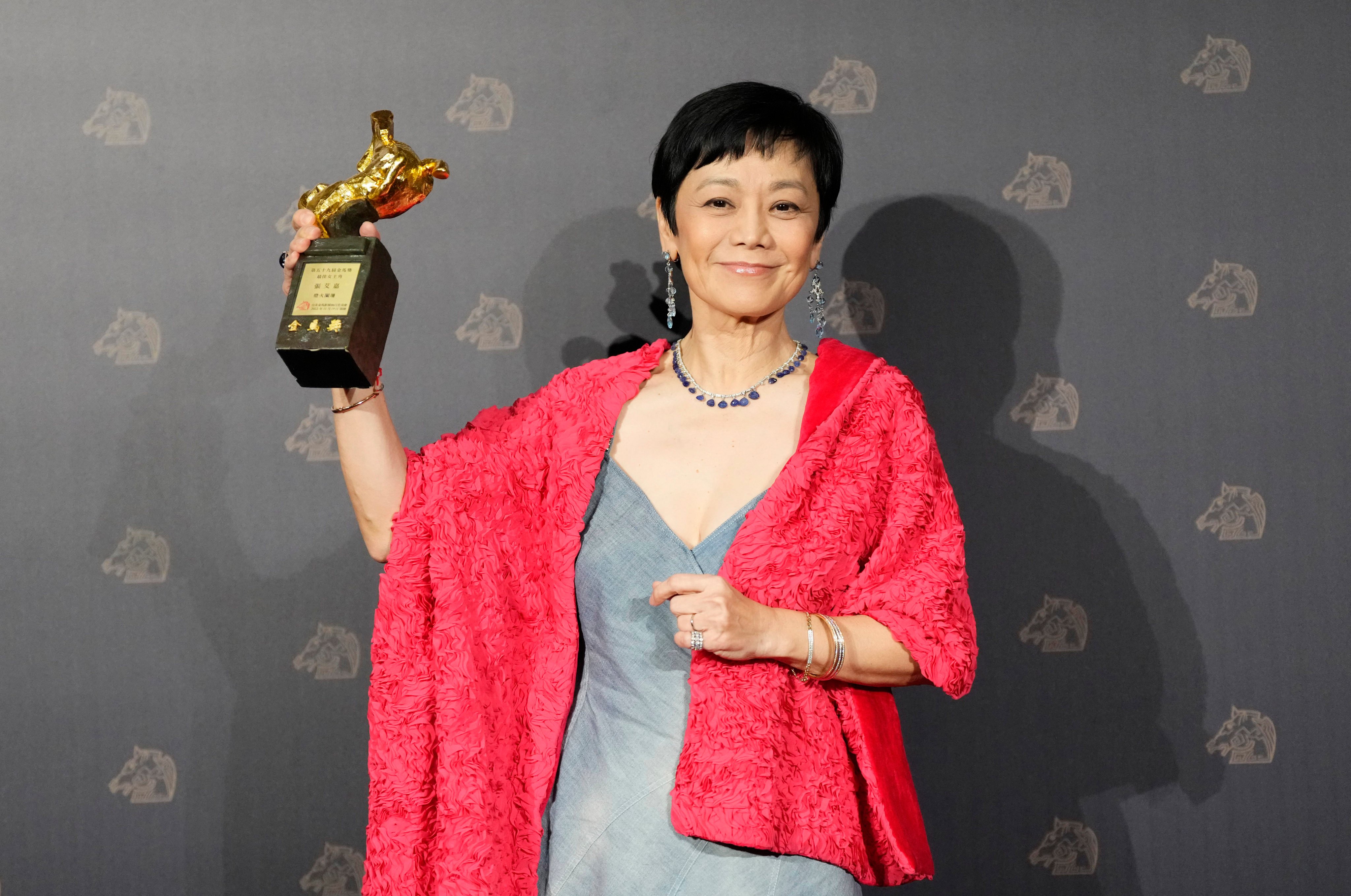 Sylvia Chang at the Golden Horse Awards in Taipei, in 2022. Photo: AP