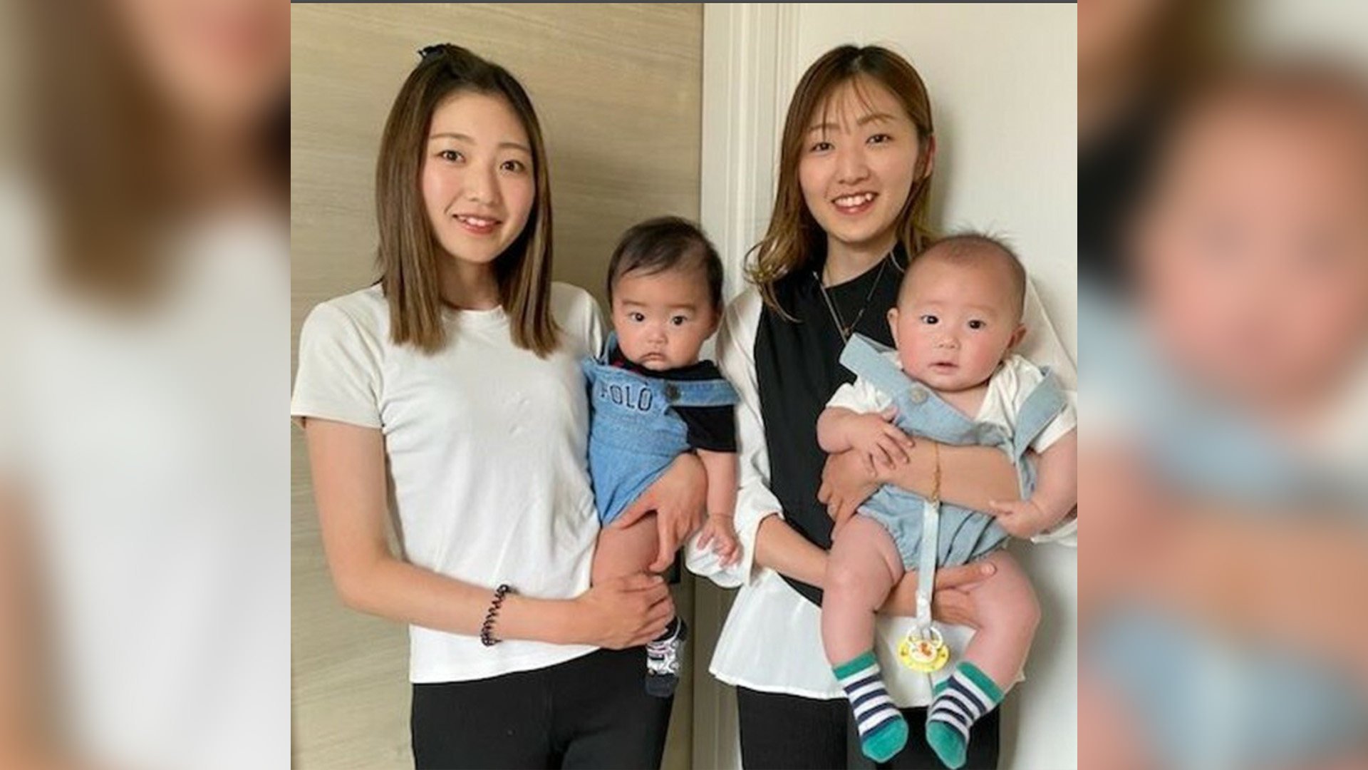 Twin sisters in Japan have unexpectedly given birth on the same day despite their due dates being two weeks apart. Photo: kyoto-np.co.jp
