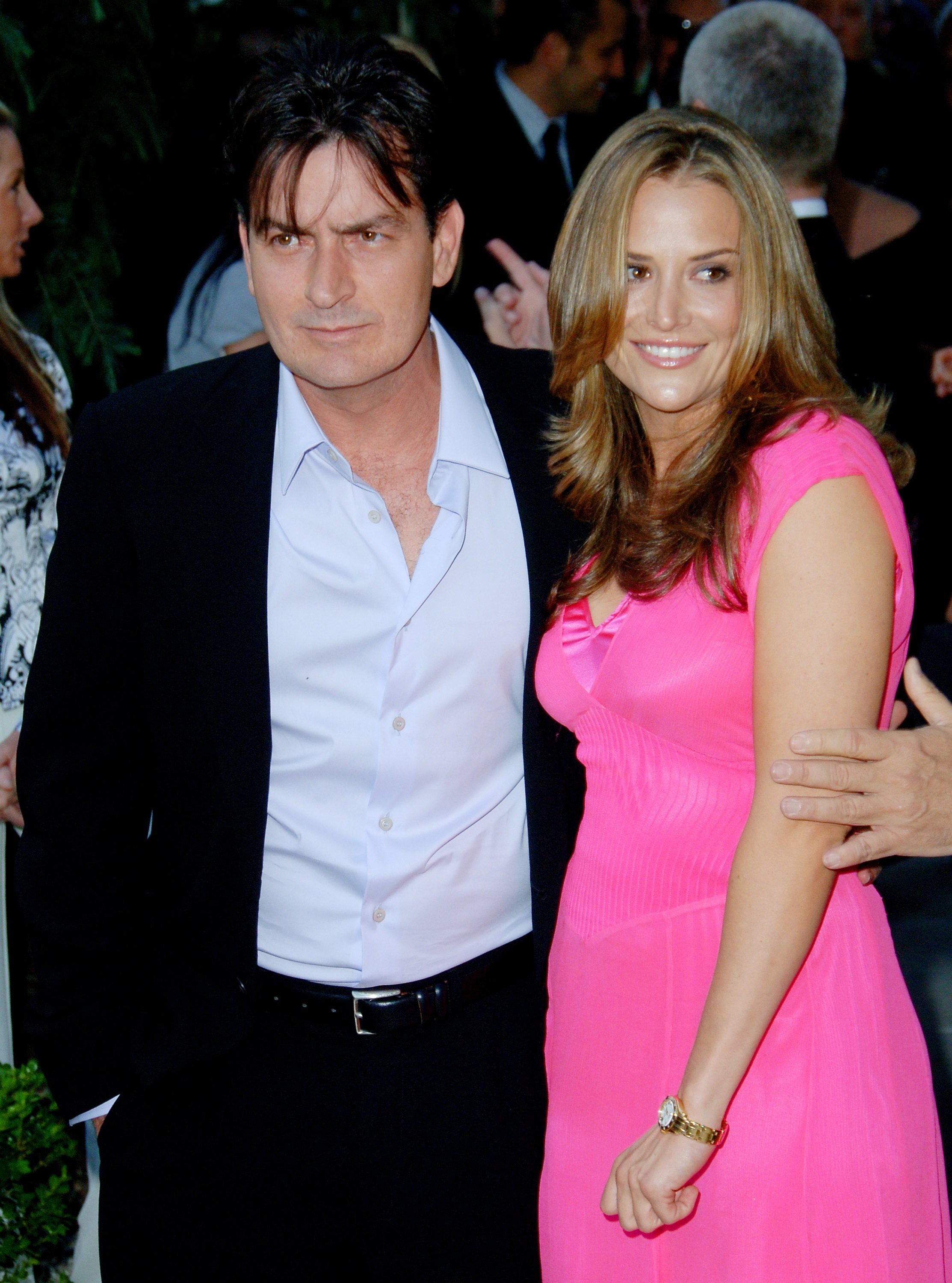 Hollywood star Charlie Sheen and Brooke Mueller were married for two years before calling it quits. Now there are fresh revelations that she has a fling with Friends star Matthew Perry. Photo: Getty Images