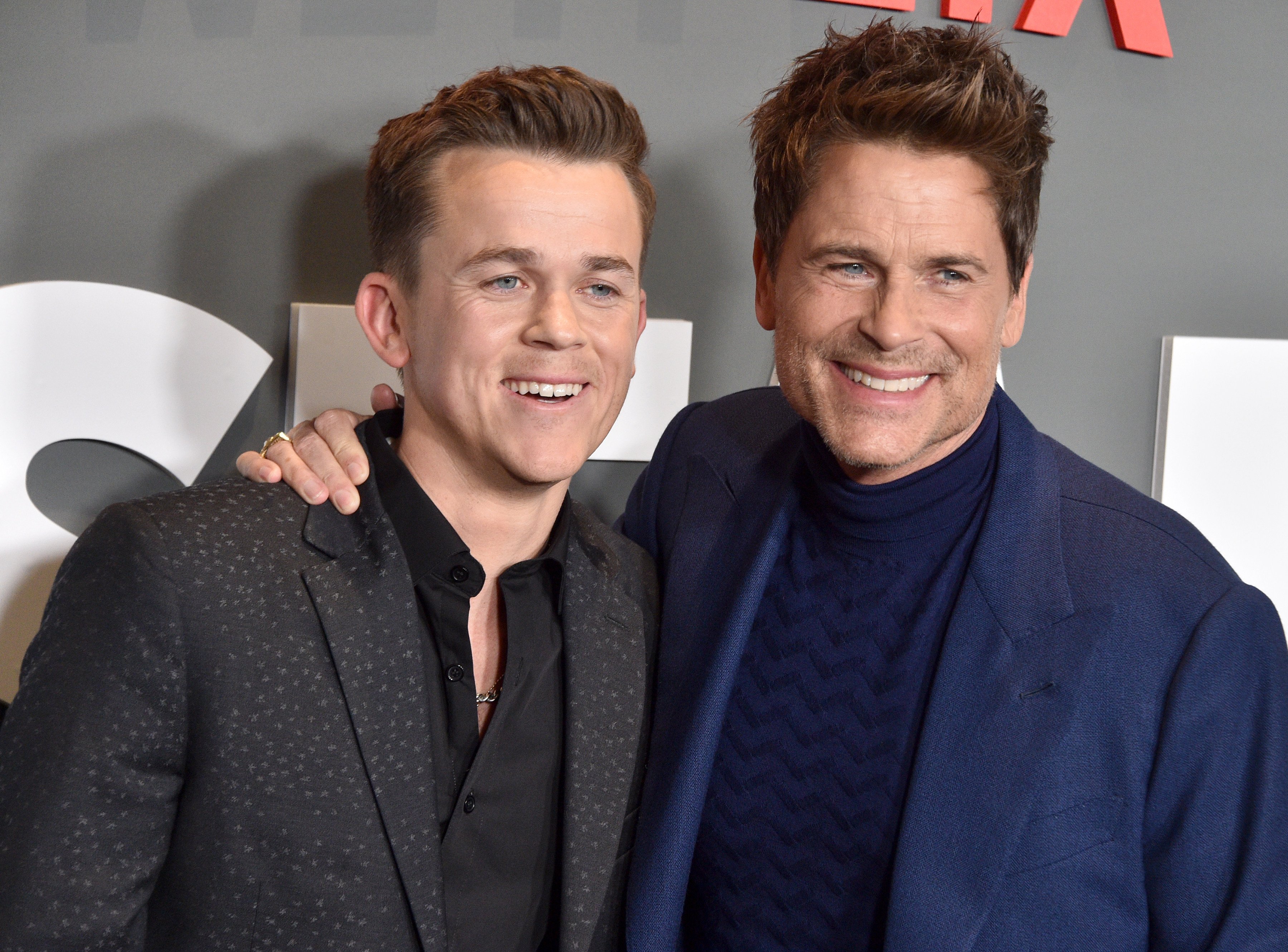 Who is the younger son of Parks and Rec actor Rob Lowe, and is he dating Lucy Hale? Photo: Getty Images