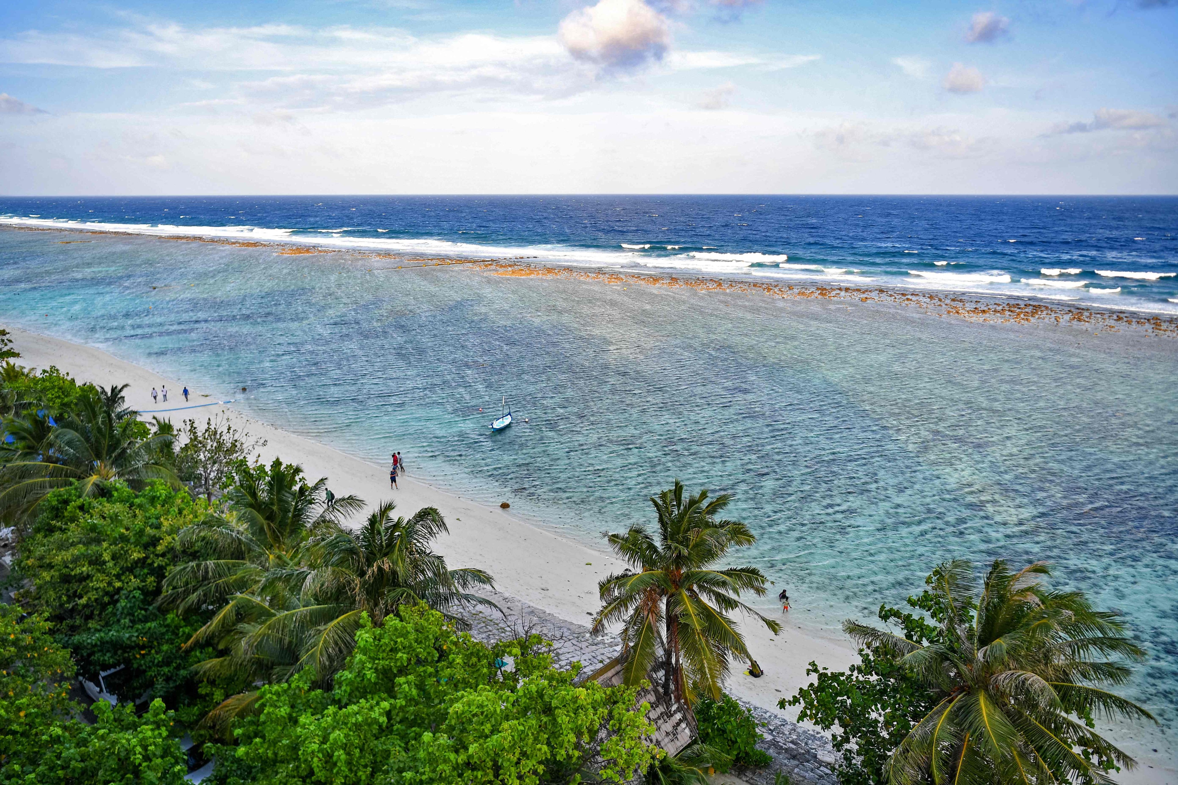 A beach in Hulhumale, the Maldives. Photo: AFP