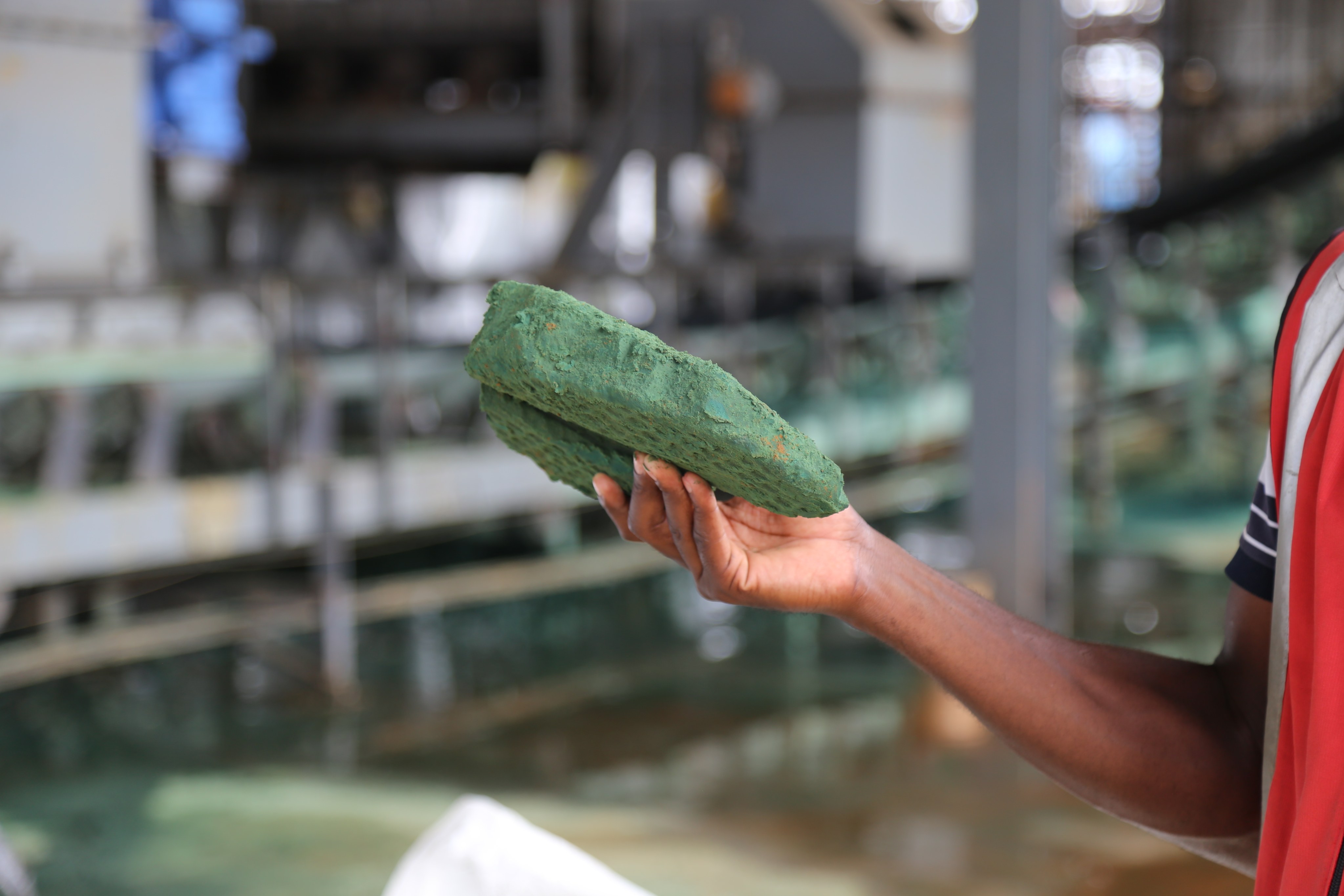 Raw cobalt is seen at a manufacturing plant. Sri Lanka does not yet hold sovereign rights over the area of cobalt-rich seabed that it claims. Photo: AFP