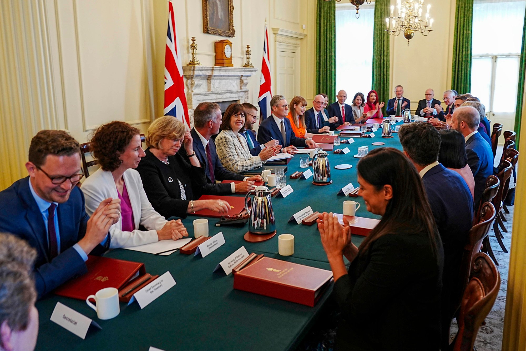 New UK PM Keir Starmer assembles cabinet for first meeting: ‘now we get ...