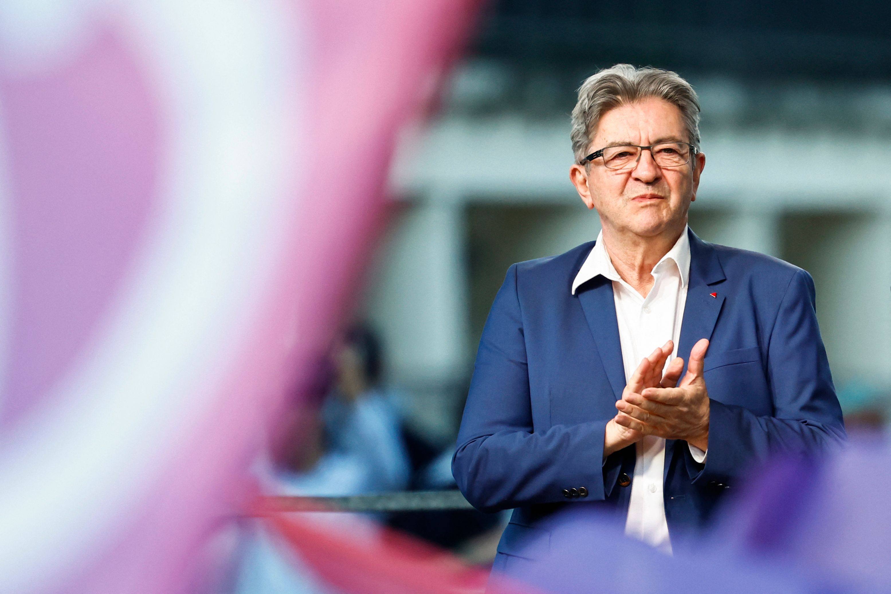 Hard-left leader Jean-Luc Melenchon. Photo: AFP