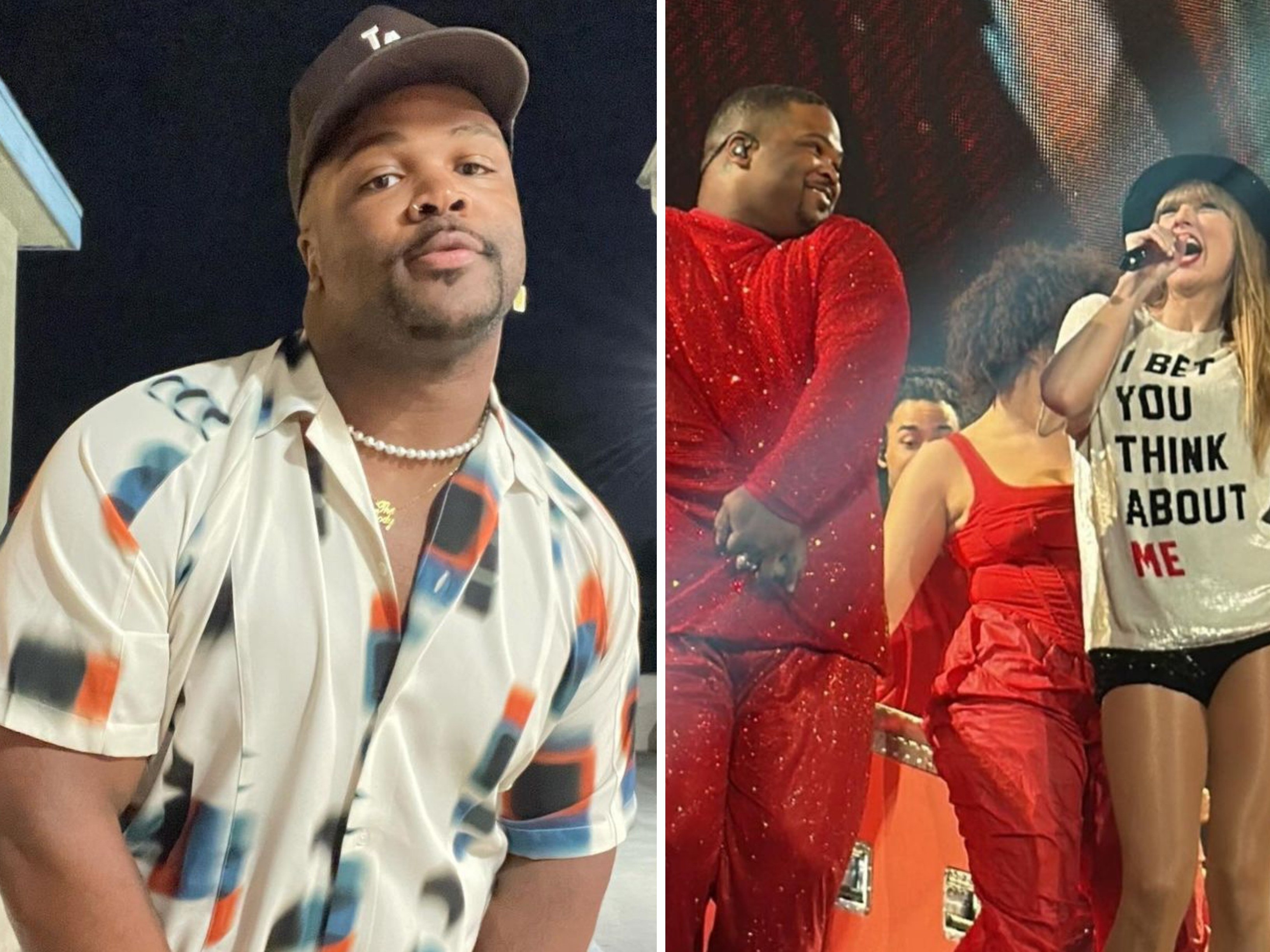 Dancer Kameron Saunders has been a hit on Taylor Swift’s Eras Tour. Photo: kamnsaunders/Instagram