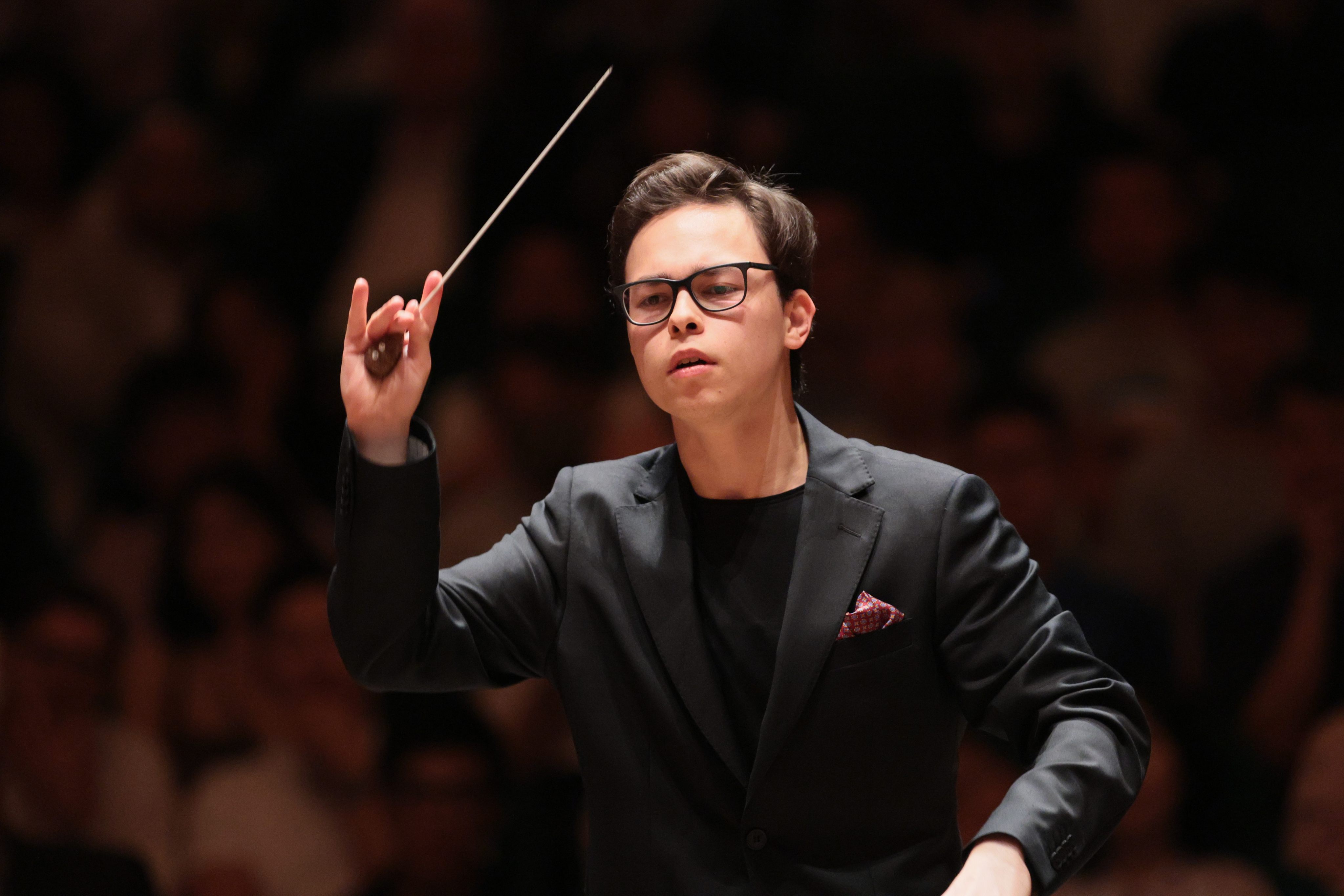Tarmo Peltokoski conducts the Hong Kong Philharmonic Orchestra in its 2023/24 season finale concert on July 5. The incoming music director was received enthusiastically by the audience at the Hong Kong Cultural Centre Concert Hall. Photo: Keith Hiro/HK Phil