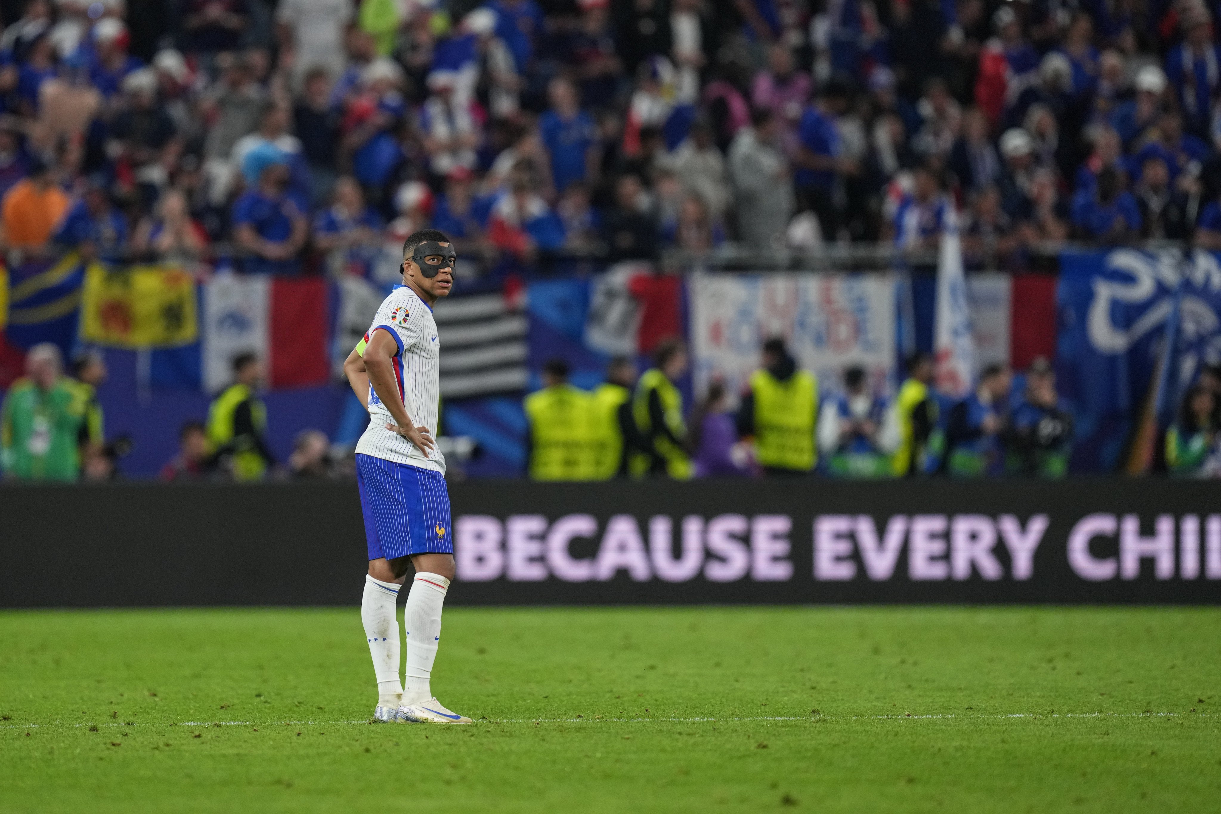 French captain Kylian Mbappé has scored just once, from a penalty, at the Euros. Photo: Xinhua