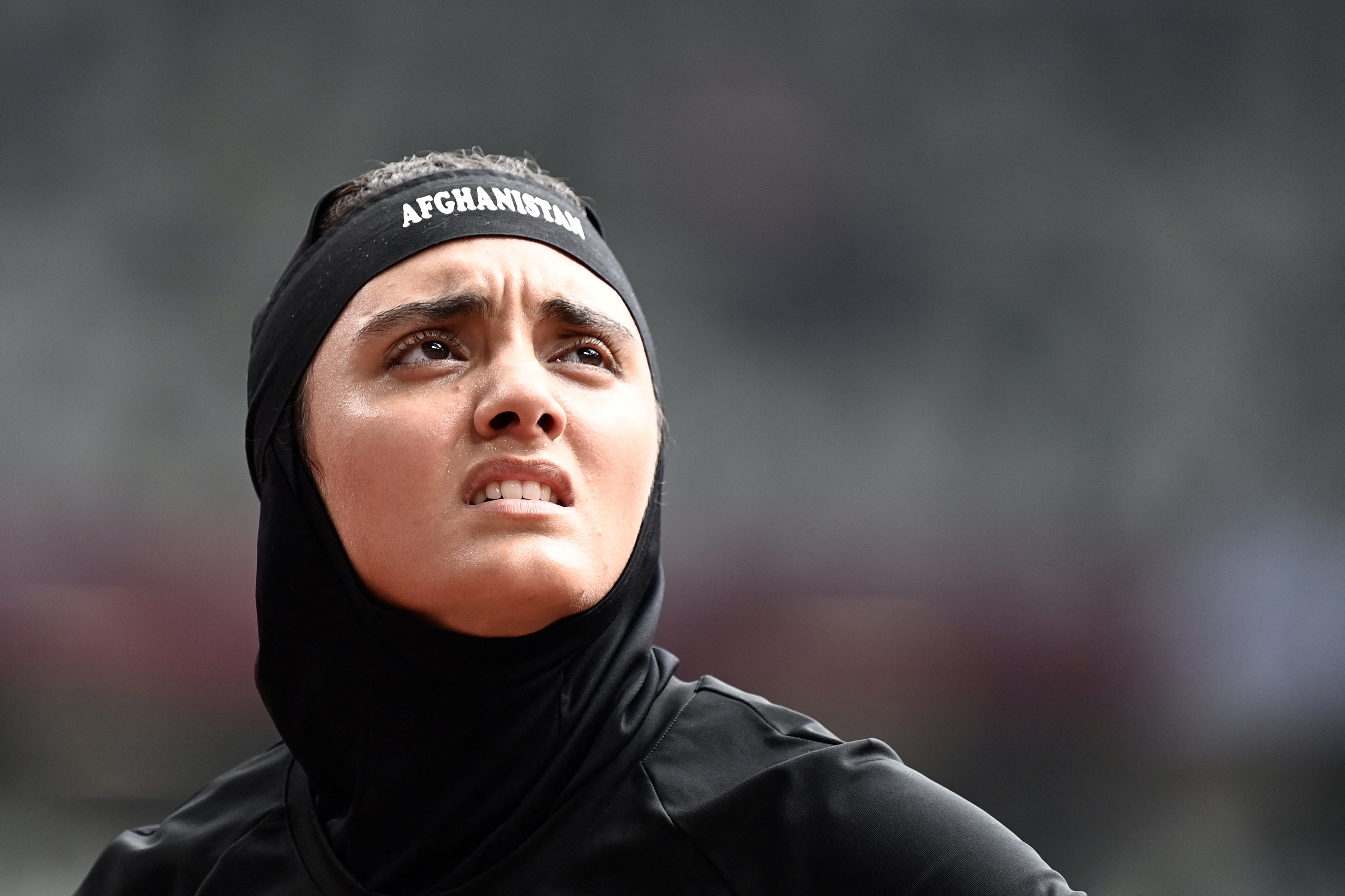 Afghanistan’s Kimia Yousofi was among the athletes and families who were resettled in Australia after the Taliban seized power and imposed harsh restrictions on women and girls. Photo: AFP