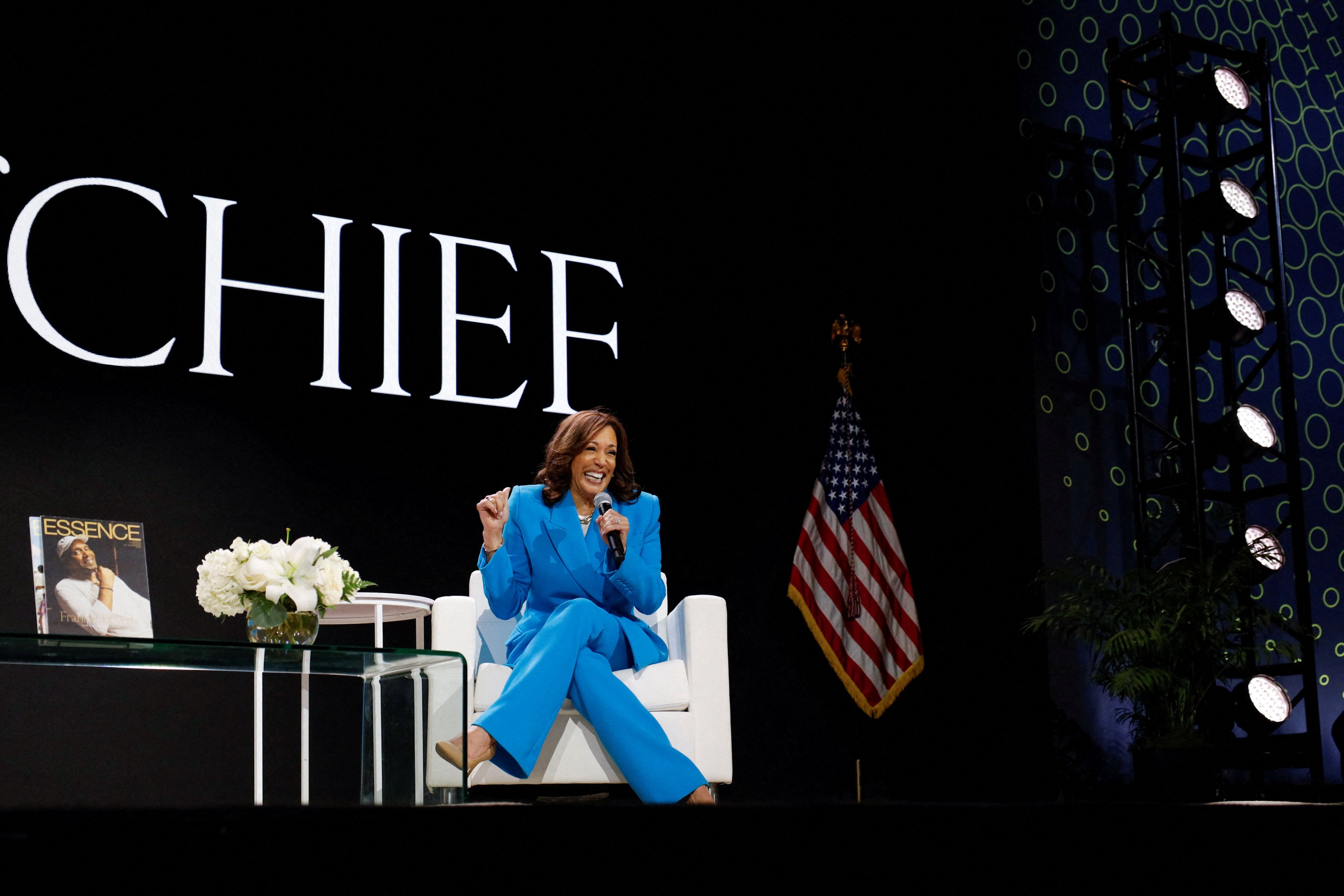 US Vice-President Kamala Harris. Photo: Reuters