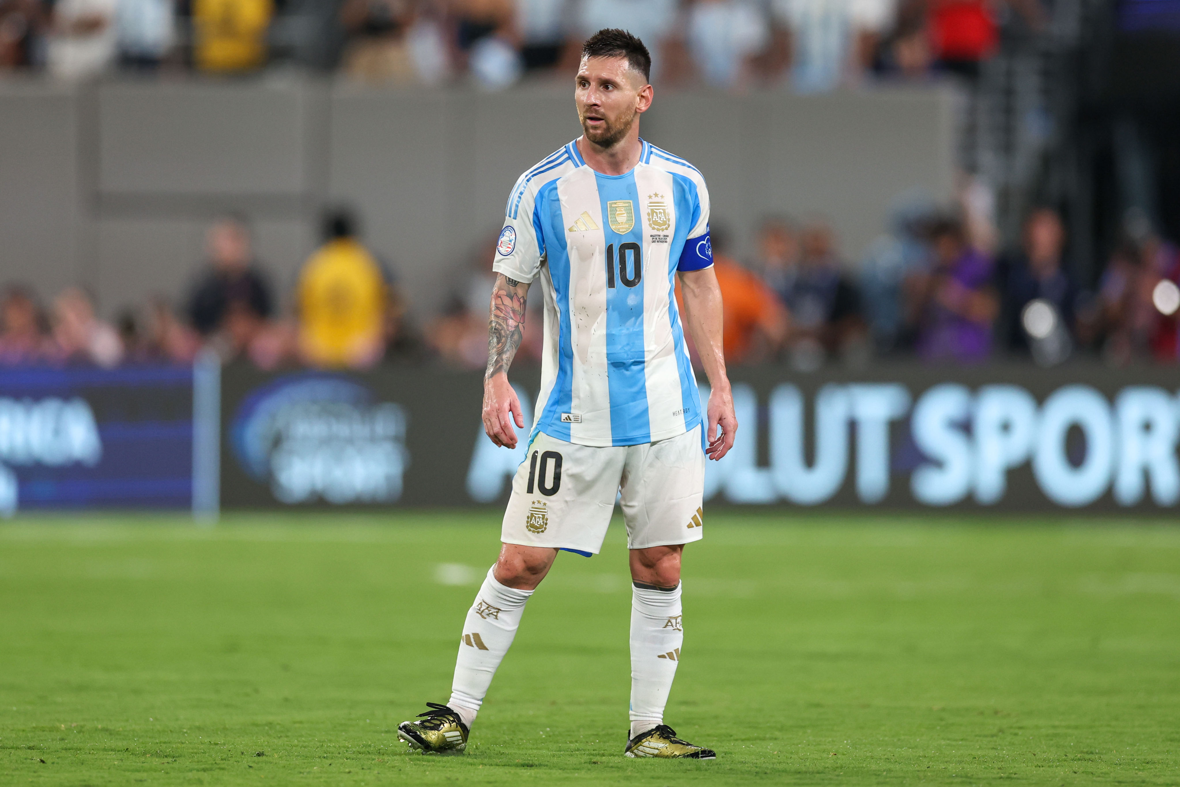 Lionel Messi scored as Argentina reached the final of the Copa America. Photo: DPA