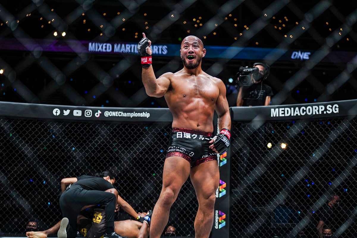 Hiroyuki Tetsuka has won his past five fights, including two this year, and has not lost since 2020. Photo: ONE Championship