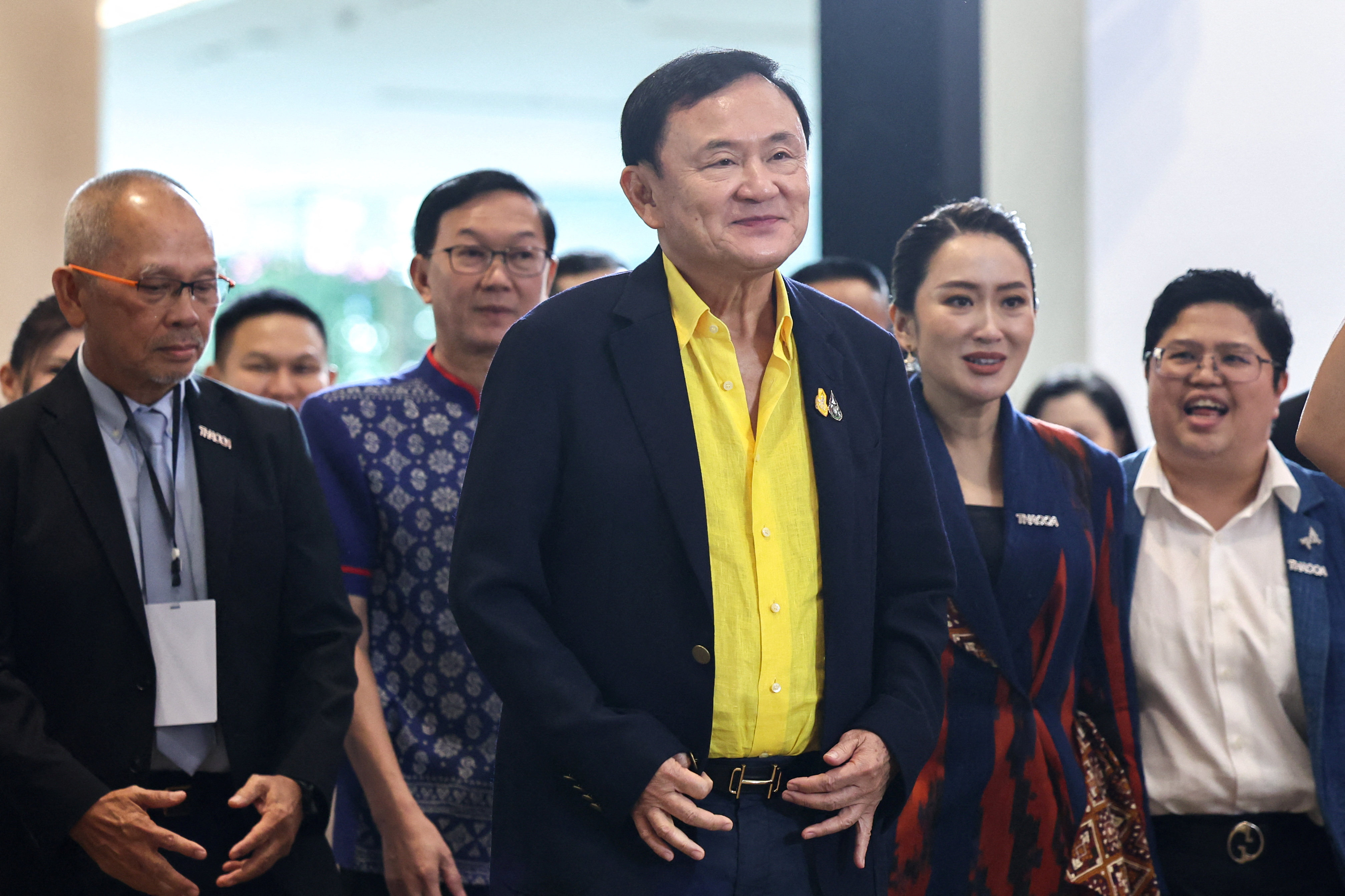 Thailand’s former prime minister Thaksin Shinawatra at an event in Bangkok in June. Photo: Reuters