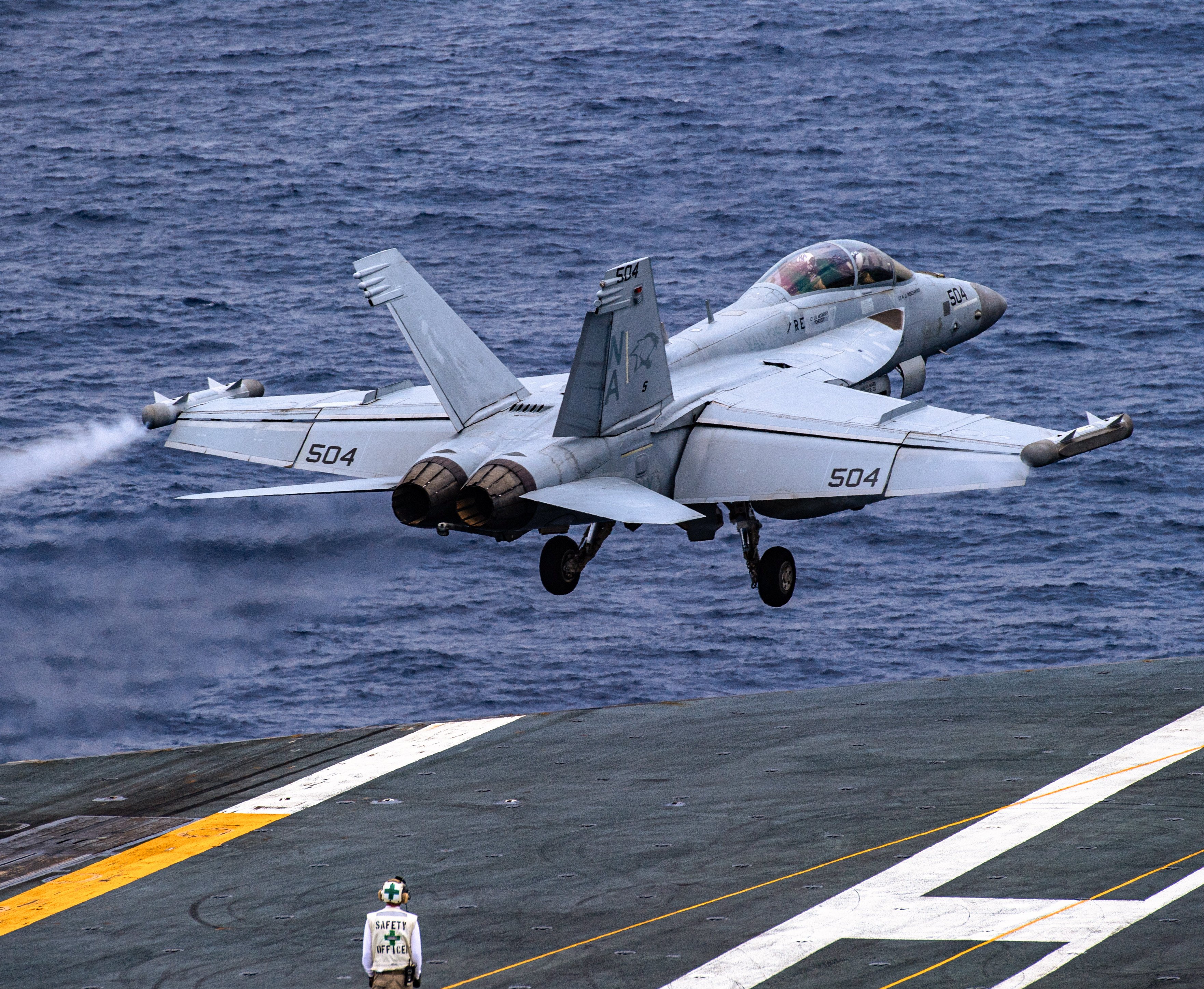 The EA-18G Growler is used by the US Navy to jam the enemy’s electronics, but now a paper by Chinese scientists has shown how the advanced PLA radar can overcome such an attack. Photo: US Pacific Fleet