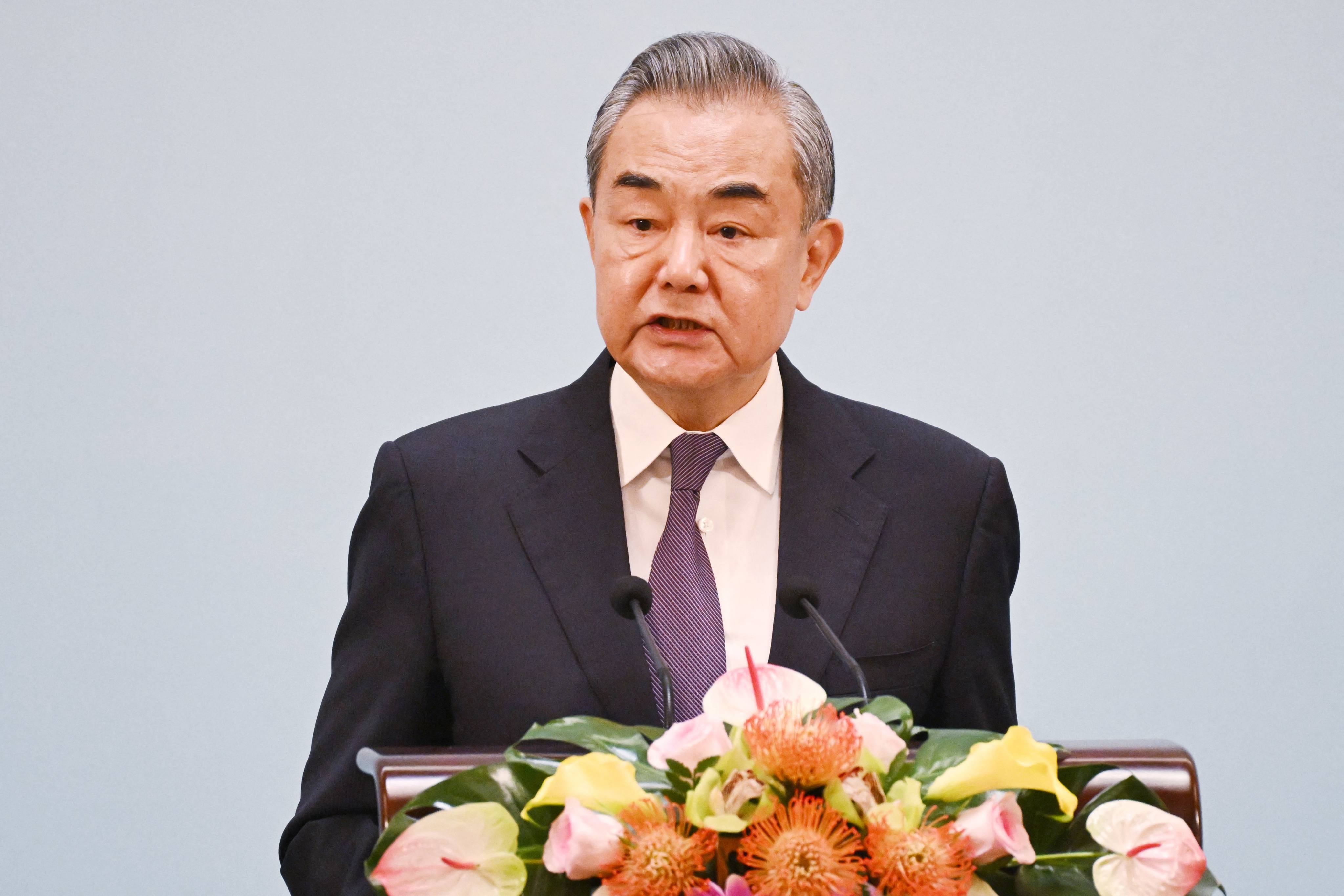 Foreign Minister Wang Yi said Nato made “groundless accusations” against China that it will never accept. Photo: AFP