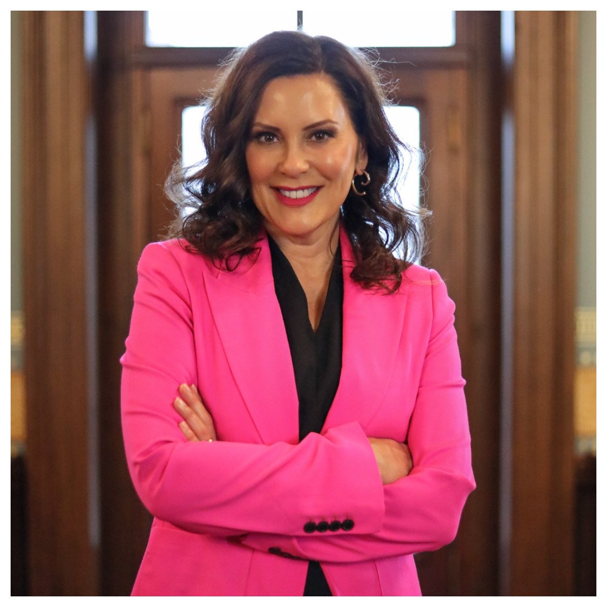 Governor of Michigan Gretchen Whitmer is being discussed as one of the possible candidates to replace Joe Biden, should he decide to step down. Photo: @gewhitmer/Instagram
