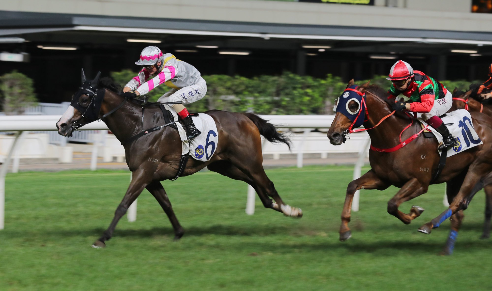 Andrea Atzeni guides I Can to victory at Happy Valley in April.