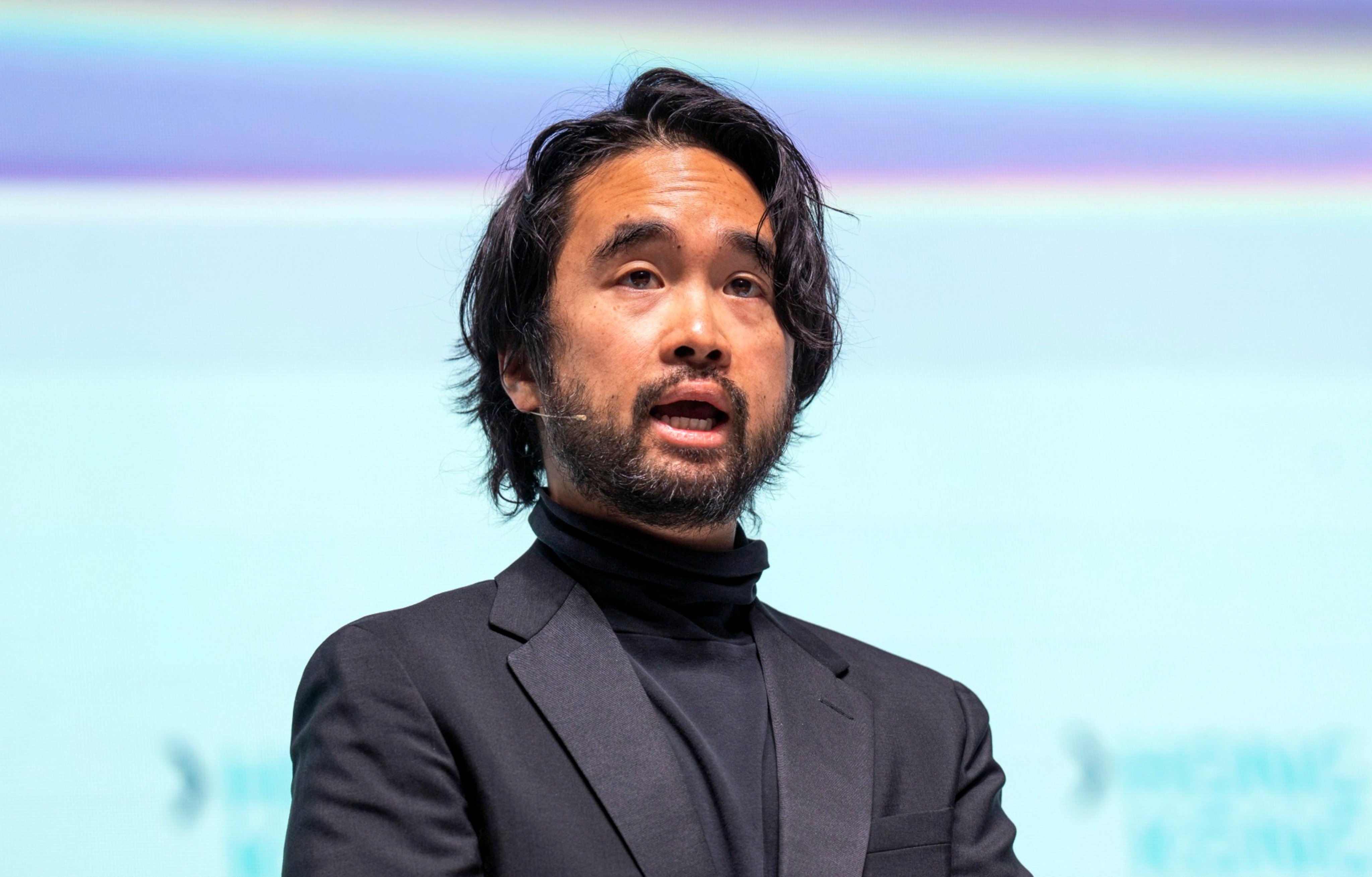 Adrian Cheng Chi-kong, chief executive officer and executive vice chairman of New World Development, during the Hong Kong Fintech Week on October 31, 2022. Photo: Bloomberg