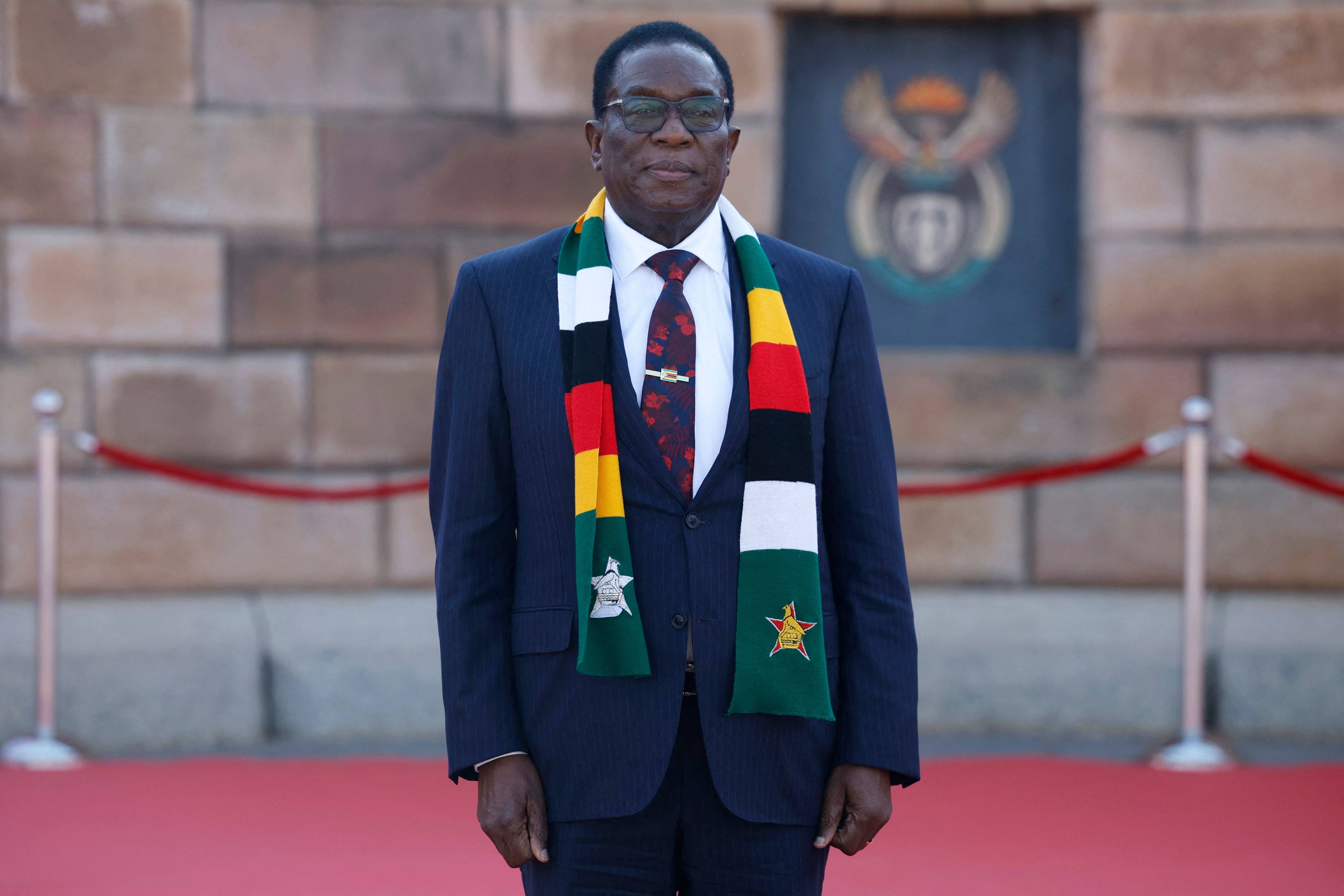 Zimbabwe’s President Emmerson Mnangagwa. Photo: AFP