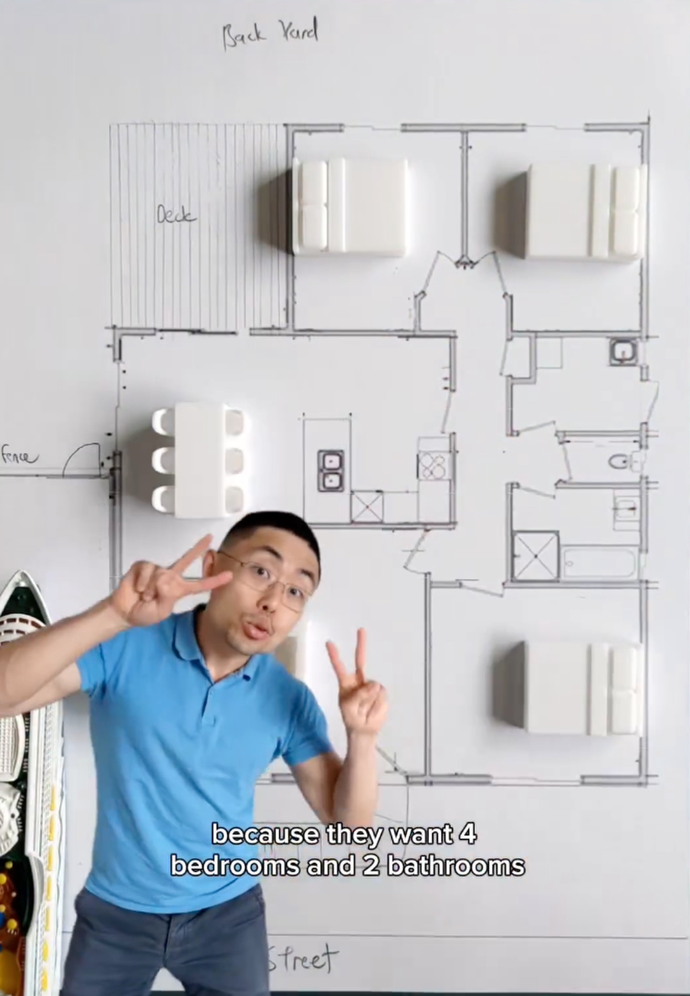 Singaporean architect Cliff Tan in a still from one of his Instagram videos. Photo: Instagram/dearmodern