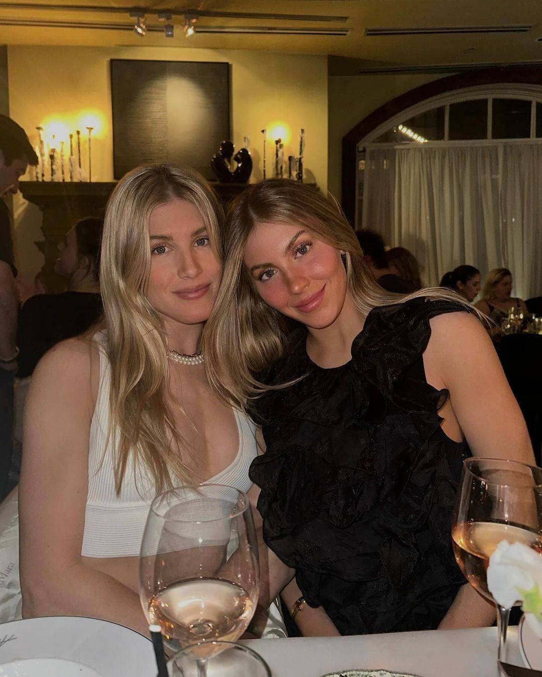Beatrice Bouchard celebrates her 30th birthday with sister Eugenie Bouchard at The Snow Lodge in Aspen. Photo: @beatricebouchard/Instagram