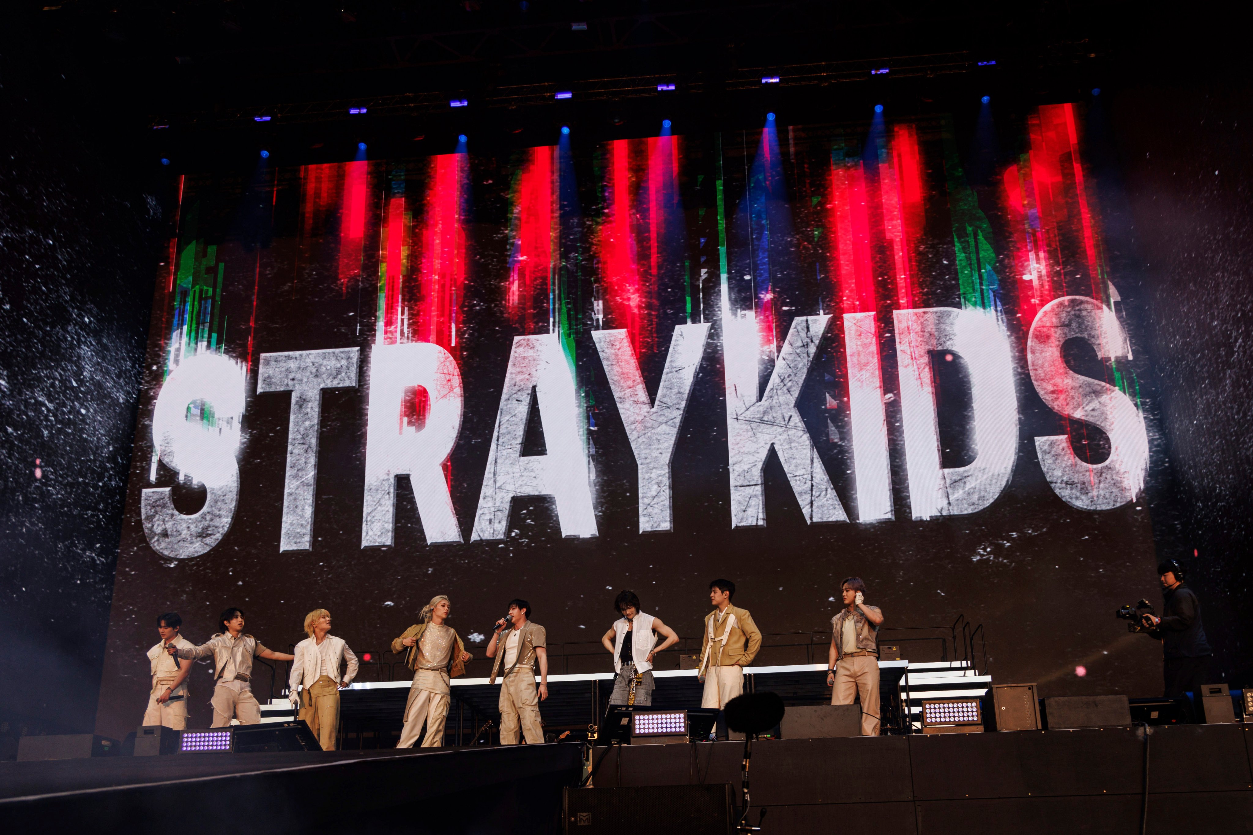 Stray Kids perform live at British Summer Time Hyde Park in London on July 14, 2024.  “This is a career highlight,” the popular K-pop group said. Photo: Vianney Le Caer/Invision/AP