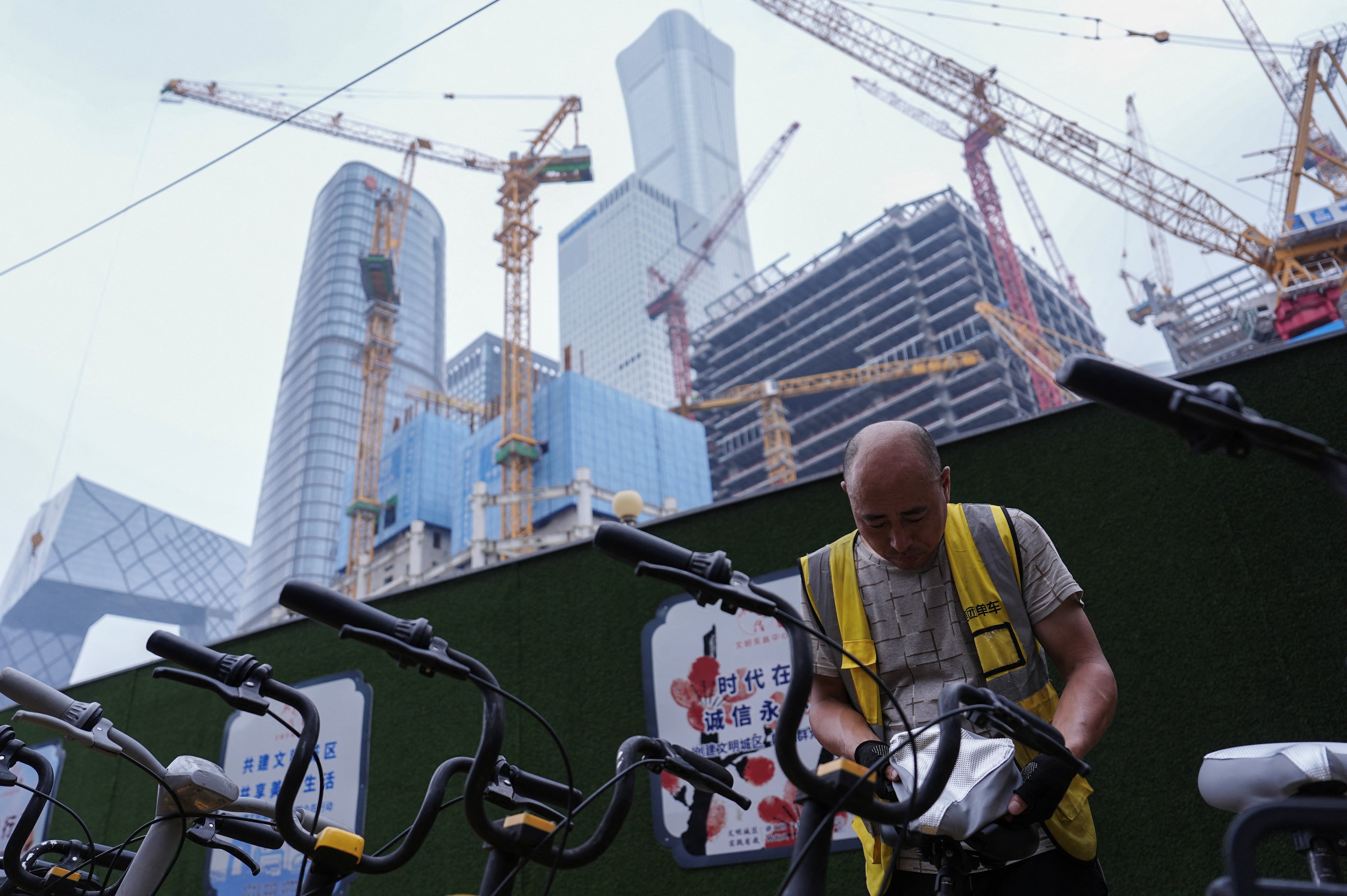 Property investment continued to drag on China’s economy in June, analysts said. Photo: Reuters