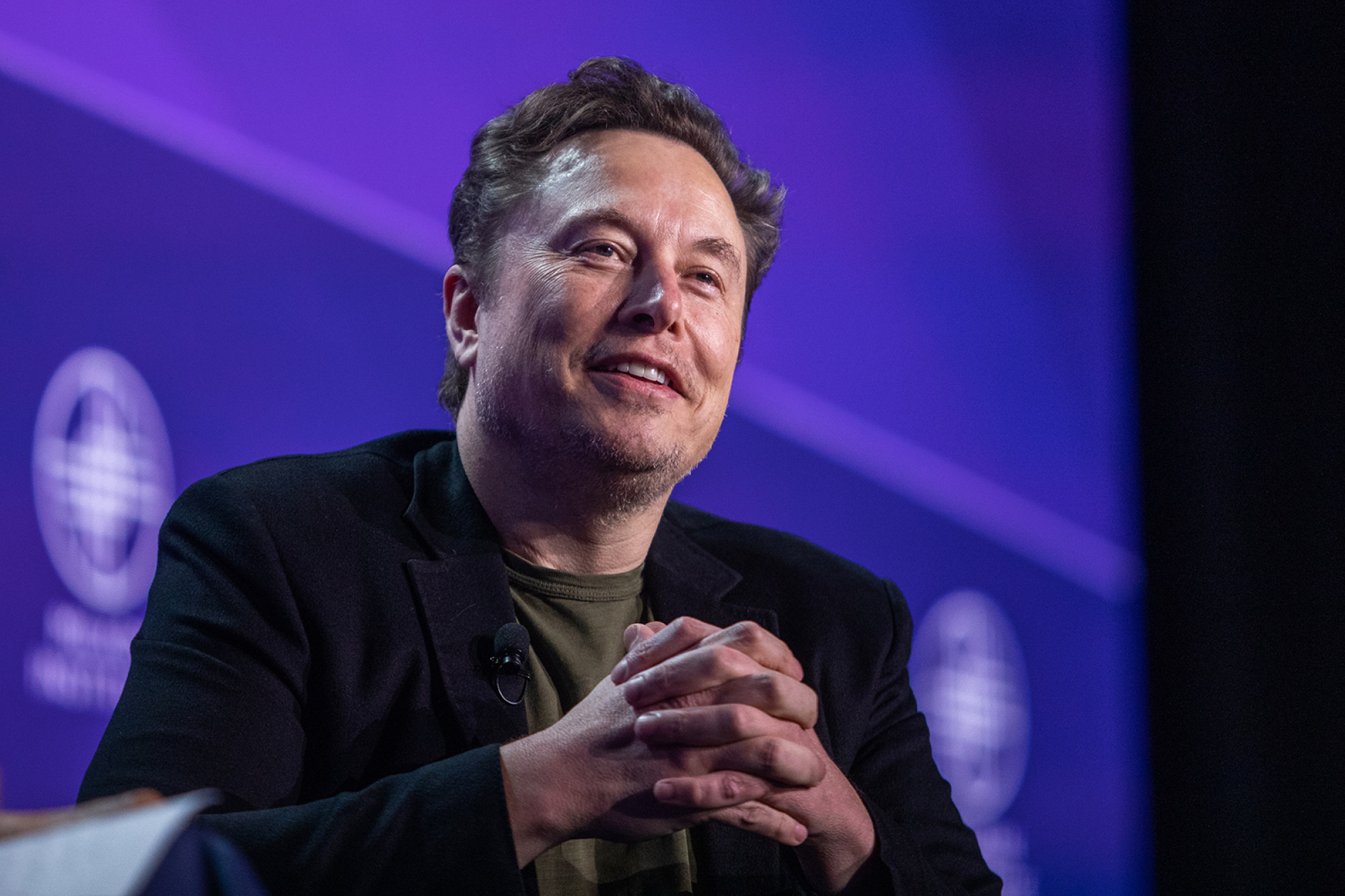 Musk pictured at an event in May. He has pledged to flood Trump’s re-election effort with cash through to the November election. Photo: Getty Images/TNS