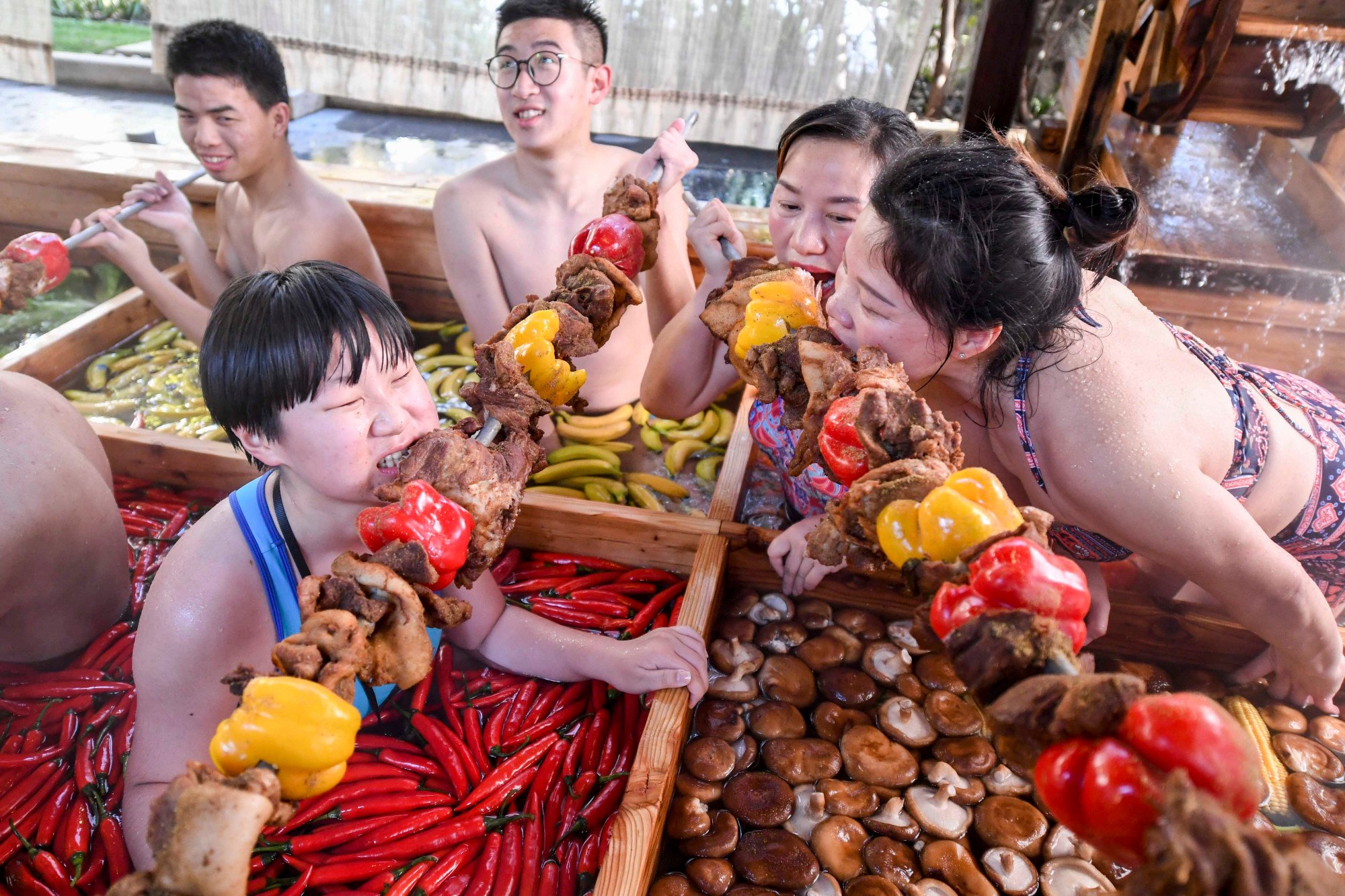 The Chinese government is encouraging people to reduce their consumption of animal products and to eat more plant-based proteins. Photo: AFP