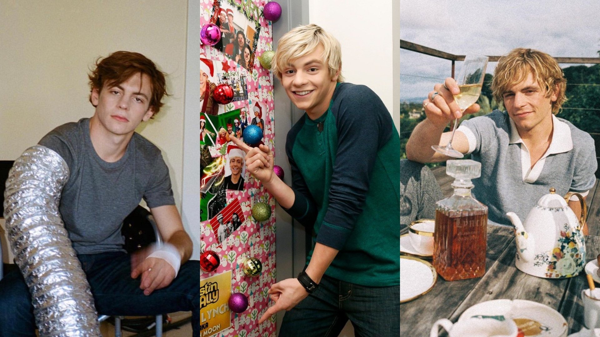 Ross Lynch has been both a blond and brunette in his varied career. Photos: @ross_lynch, @disneychannel_la, @ross_lynch/Instagram 