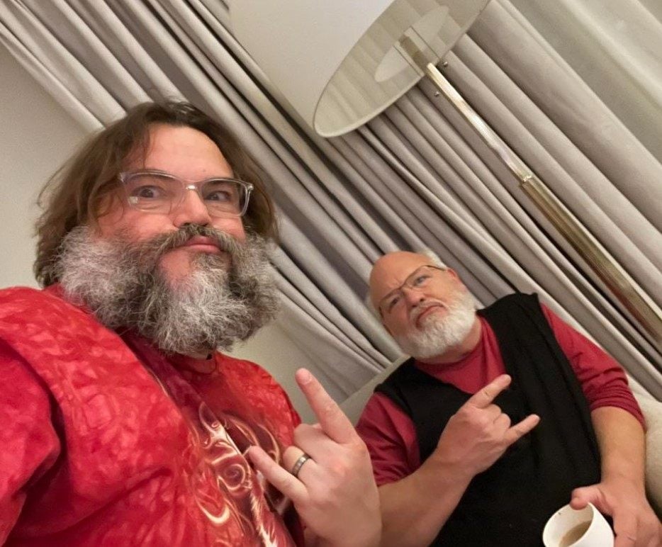 What has Tenacious D’s Jack Black been up to ... besides having issues with bandmate Kyle Gass? Photo: @jackblack/Instagram